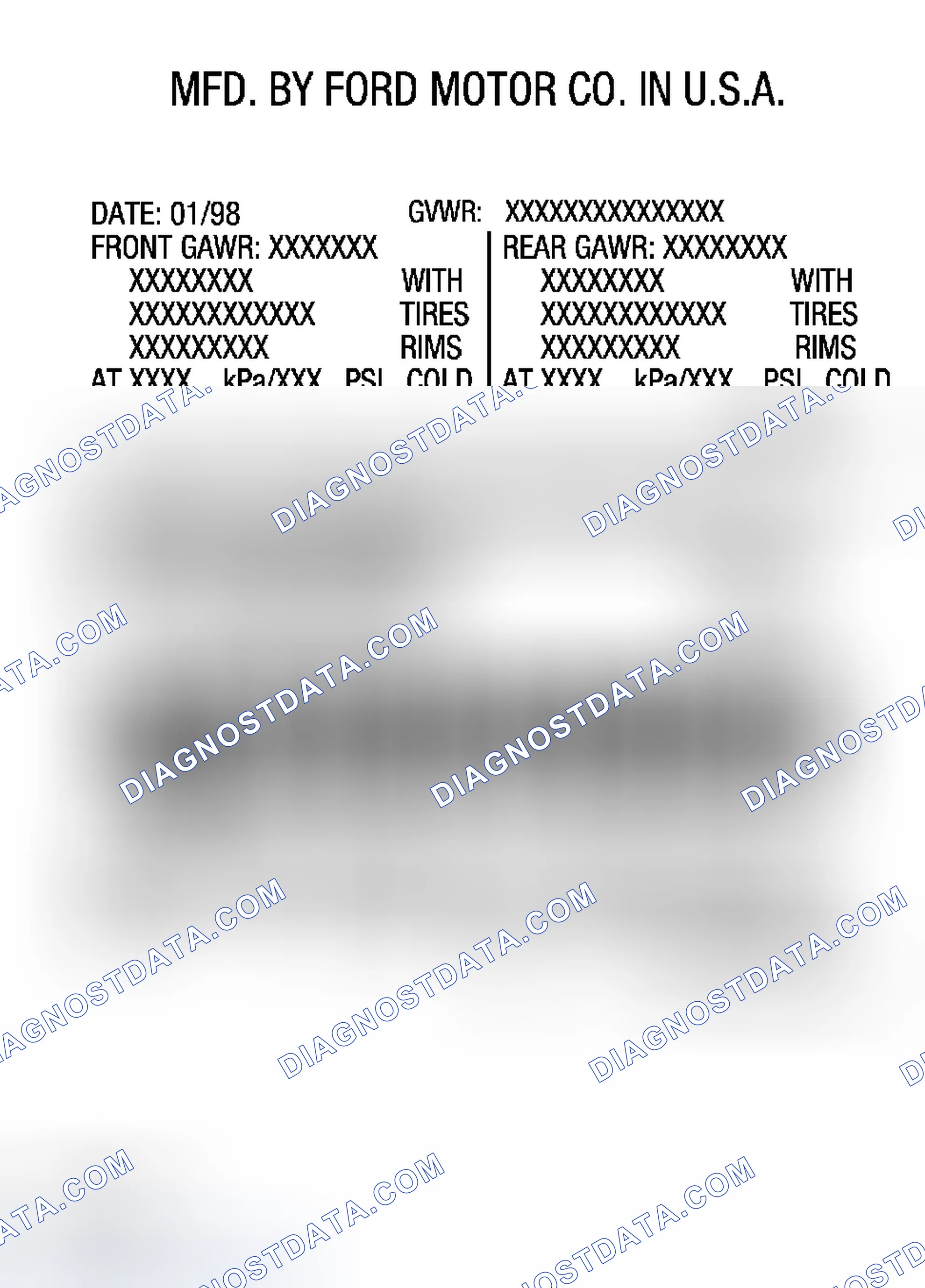 Scheme 33: Paint Codes - Ford Freestyle
