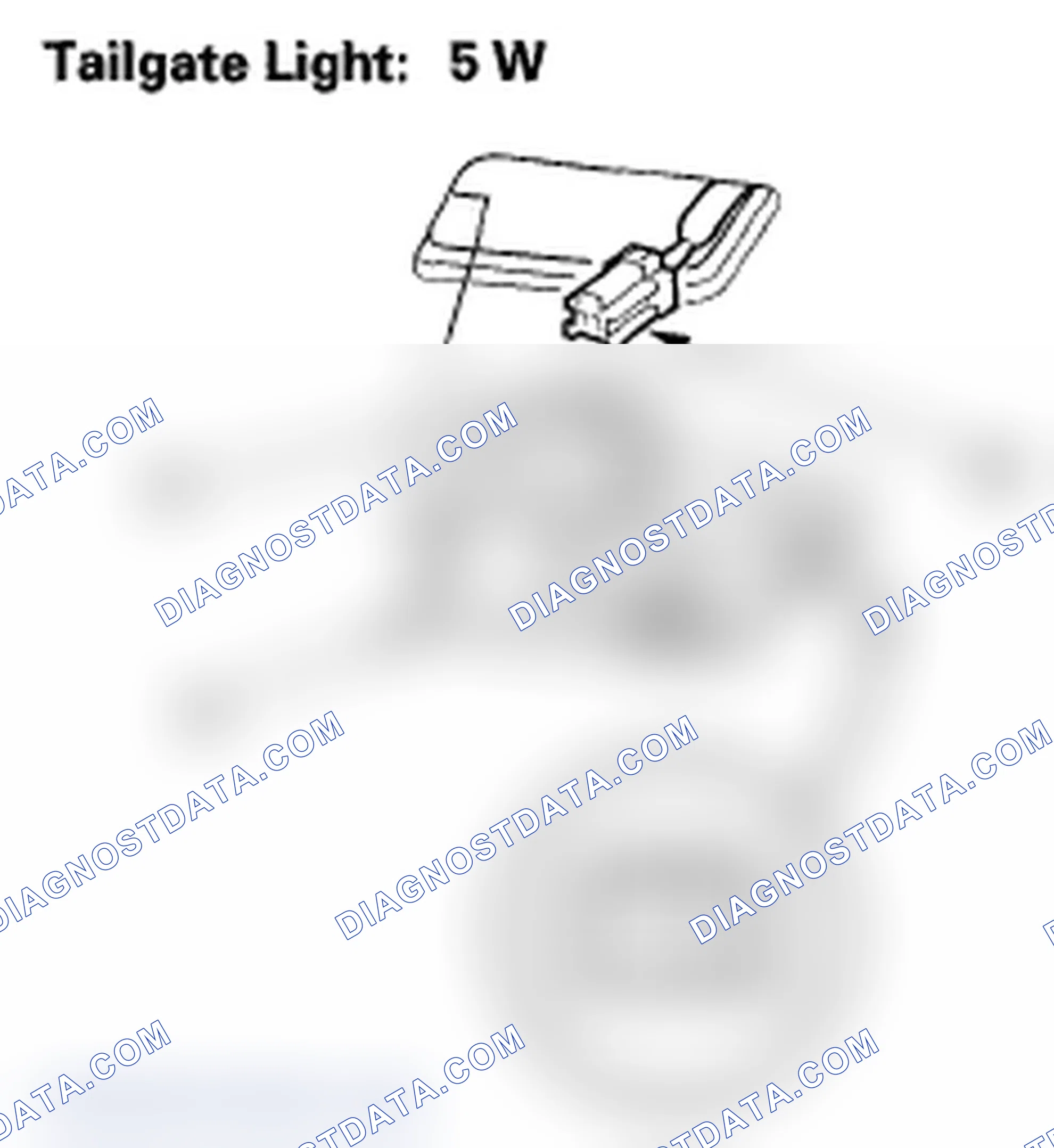Scheme 11: Tailgate Light Test/Replacement