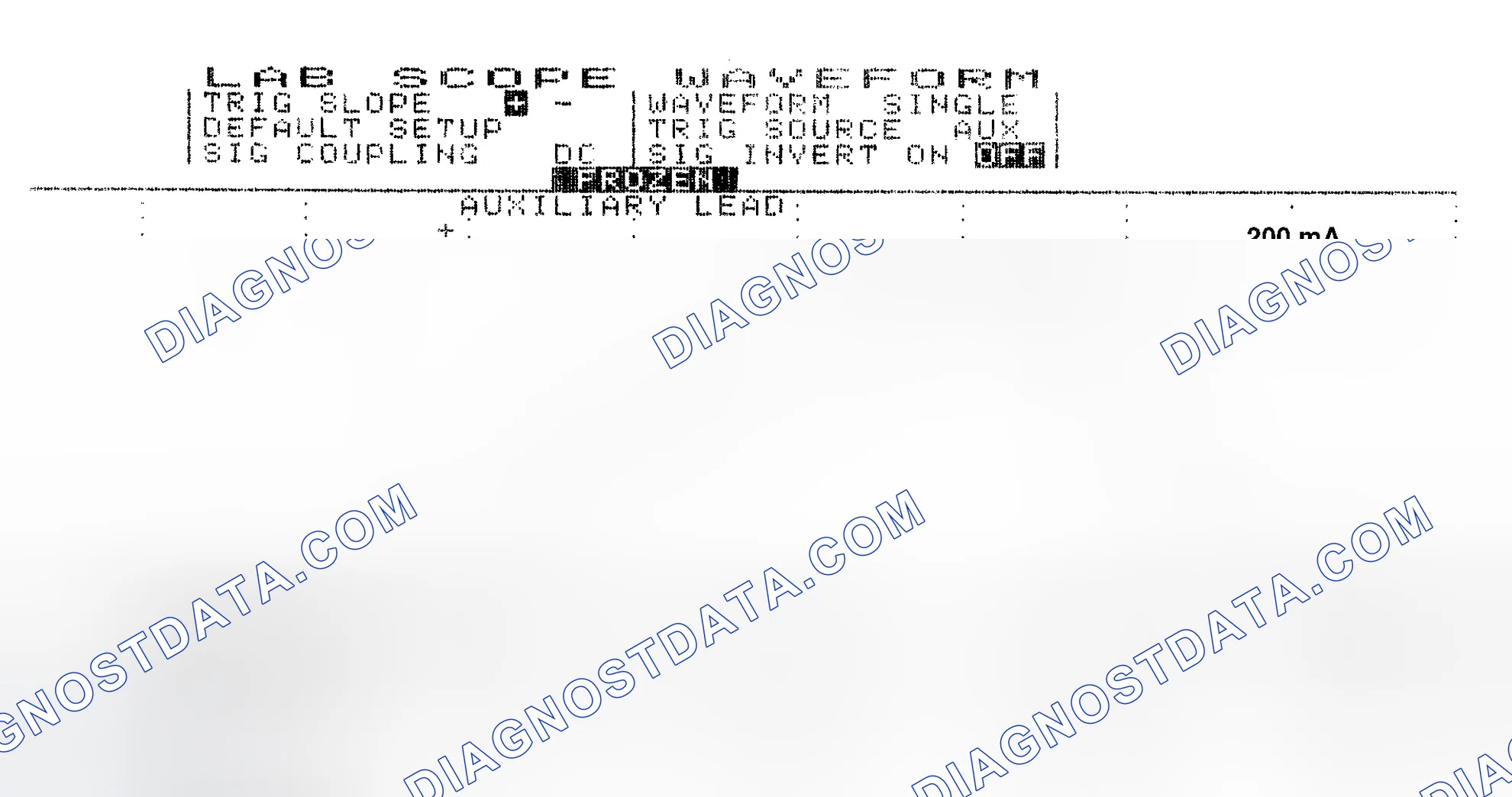 Scheme 13: Single Injector w/Normal Current Flow - Current Pattern
