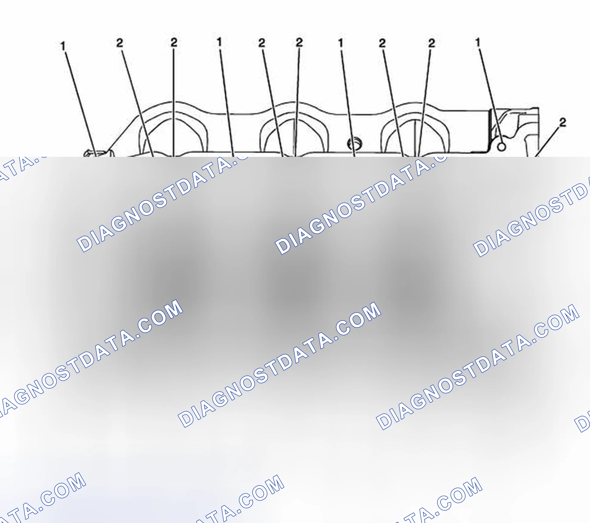 Scheme 74: Right Cylinder Head Camshaft Cover Face