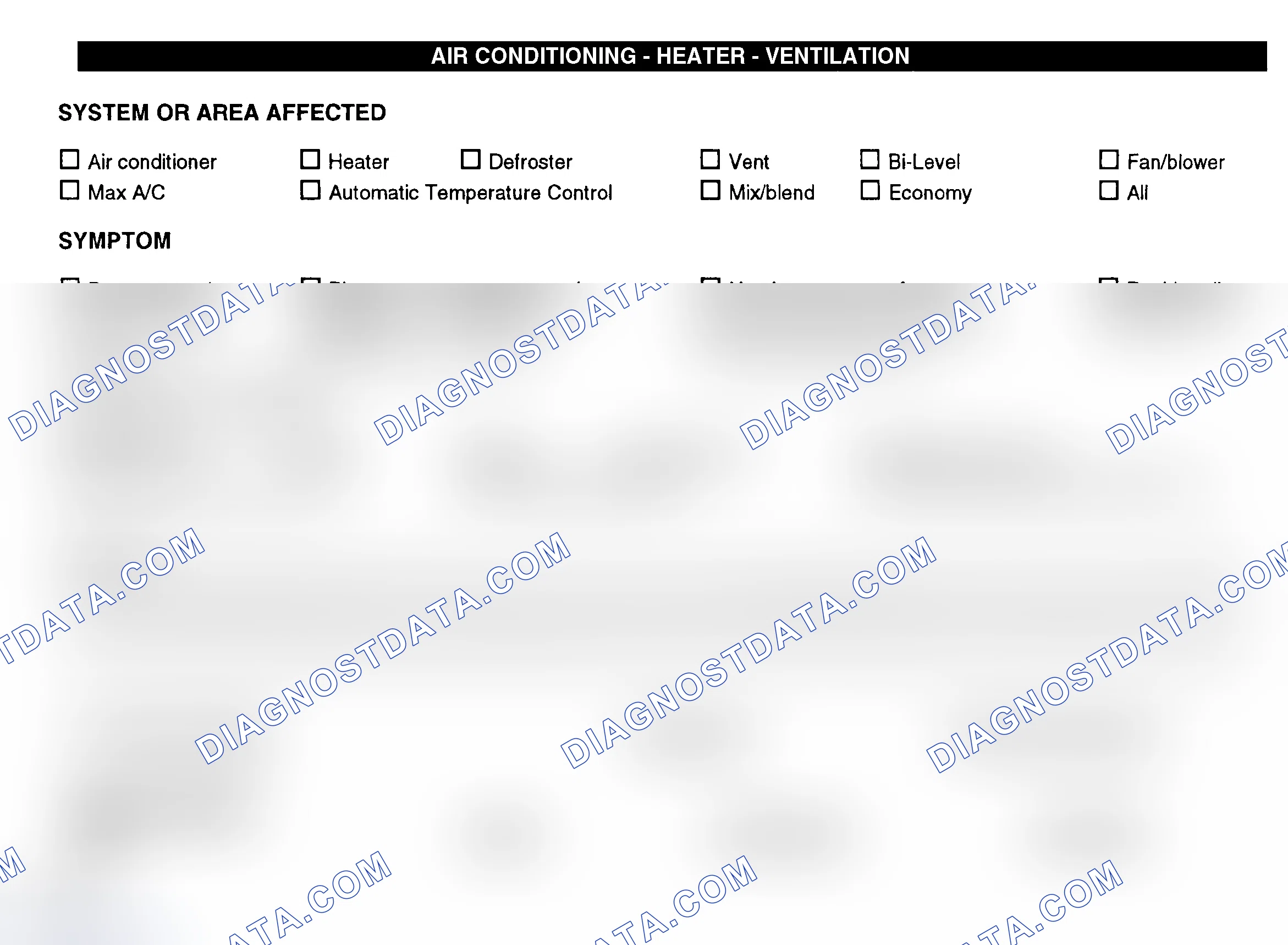 Scheme 8: Air Conditioning, Heater & Ventilation