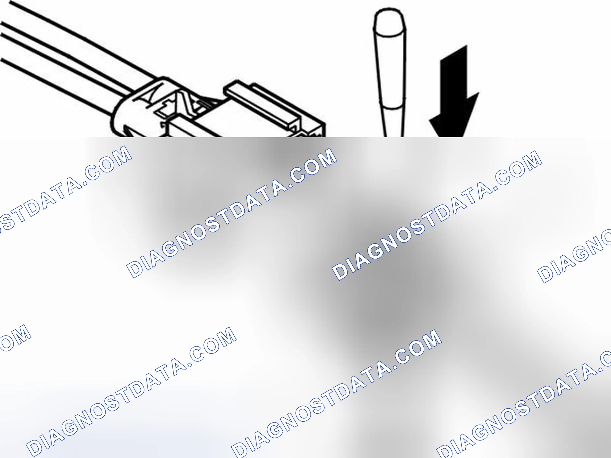Scheme 459: DISASSEMBLING THE CONNECTOR