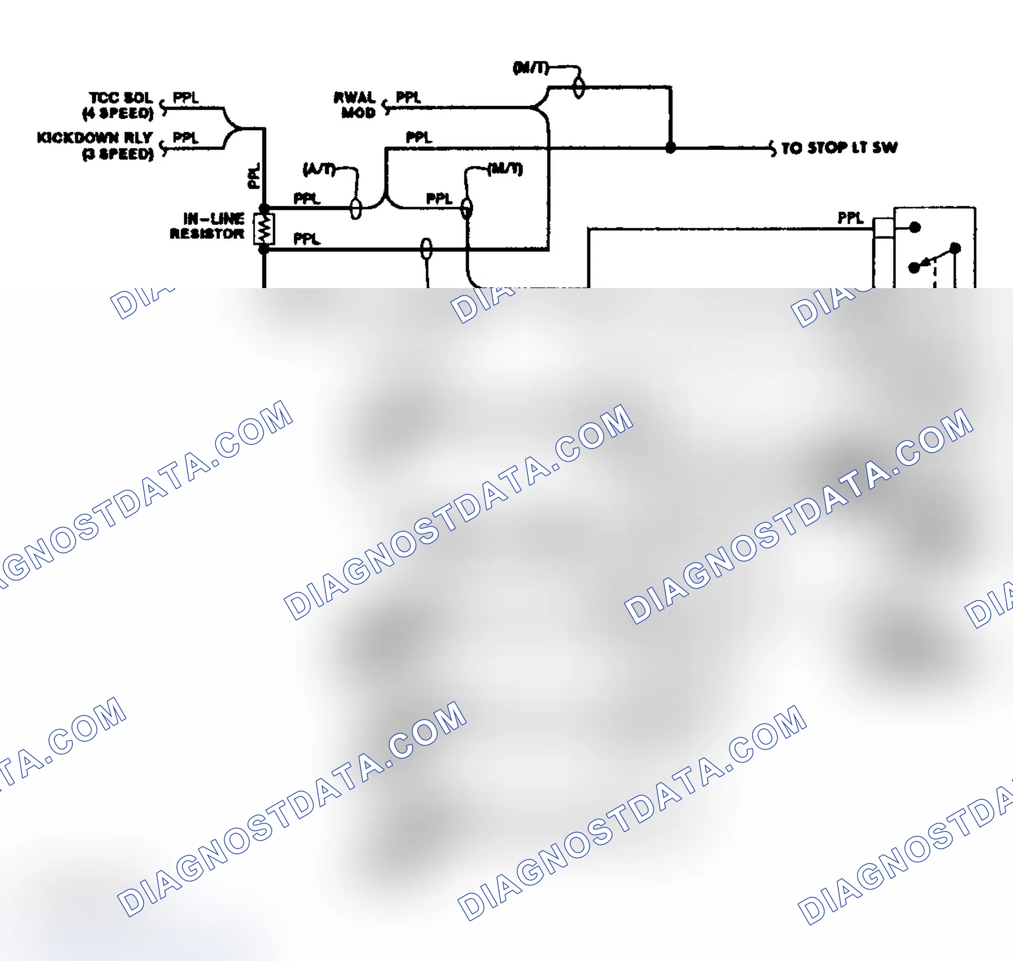 Scheme 3: Transfer Case Circuit (1989)