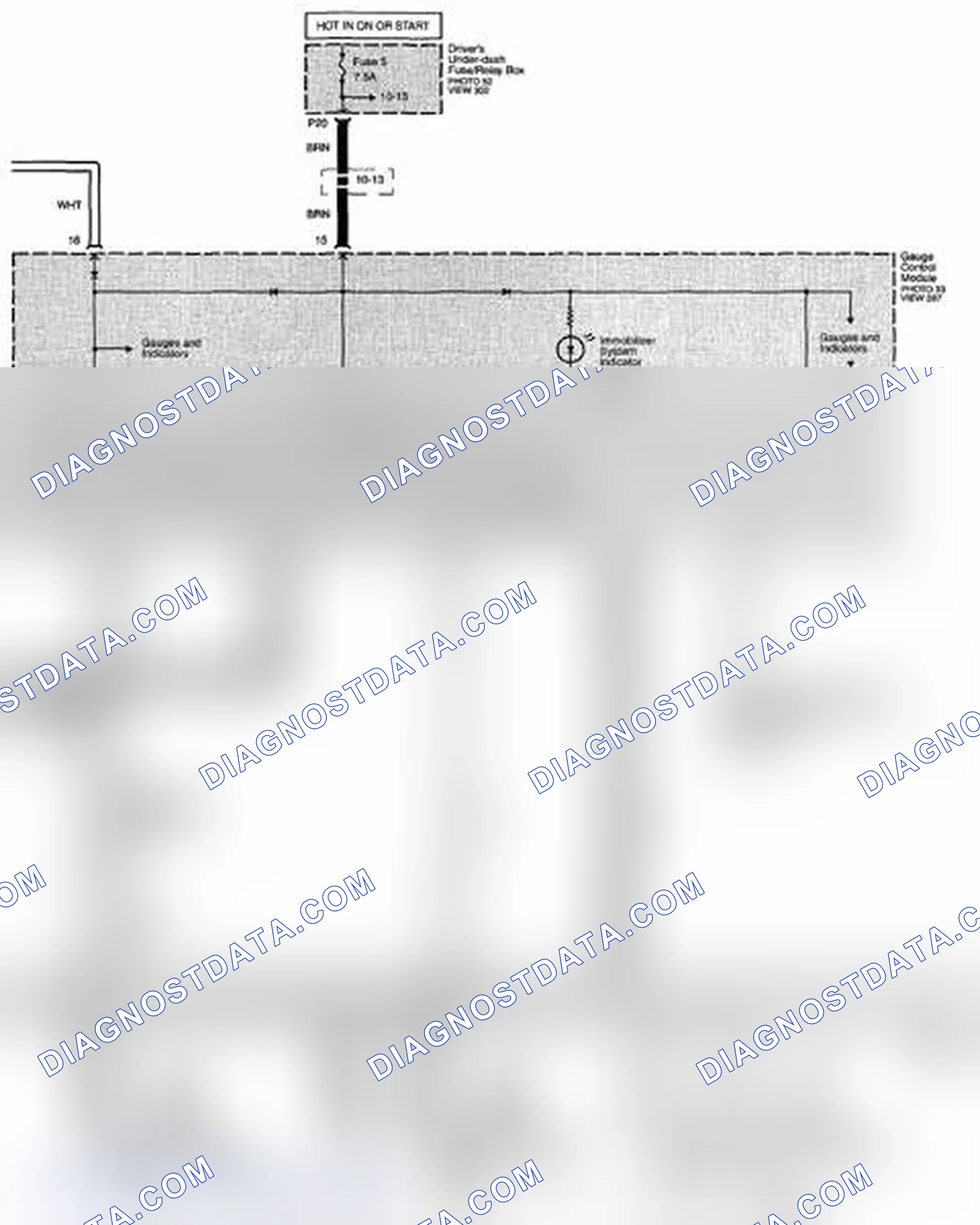 Scheme 275: Immobilizer System Circuit Diagram (Page 132-1)