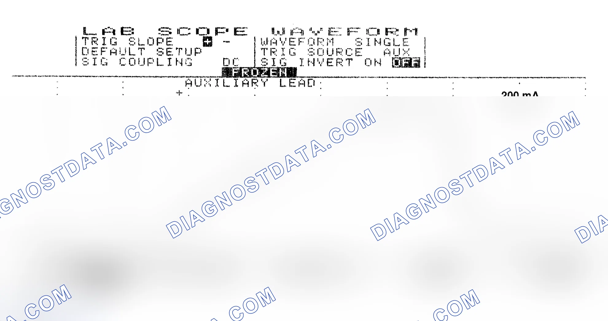 Scheme 13: Single Injector w/Normal Current Flow - Current Pattern