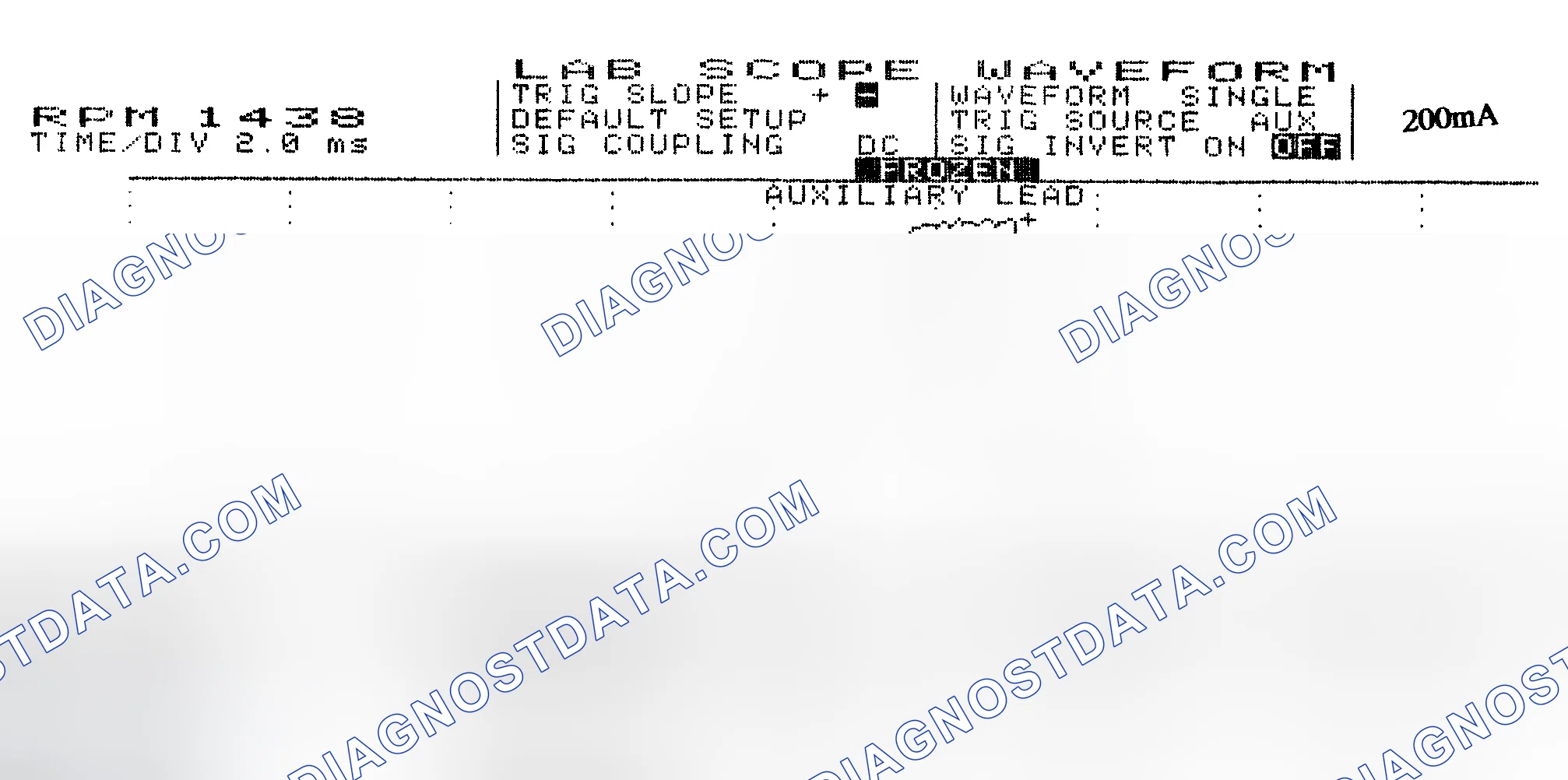 Scheme 15: Single Injector w/Normal Current Flow - Current Pattern
