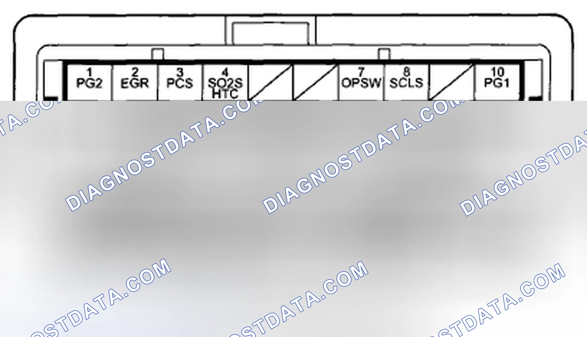 Scheme 624: PCM Inputs and Outputs at PCM Connector C (o) (49P)