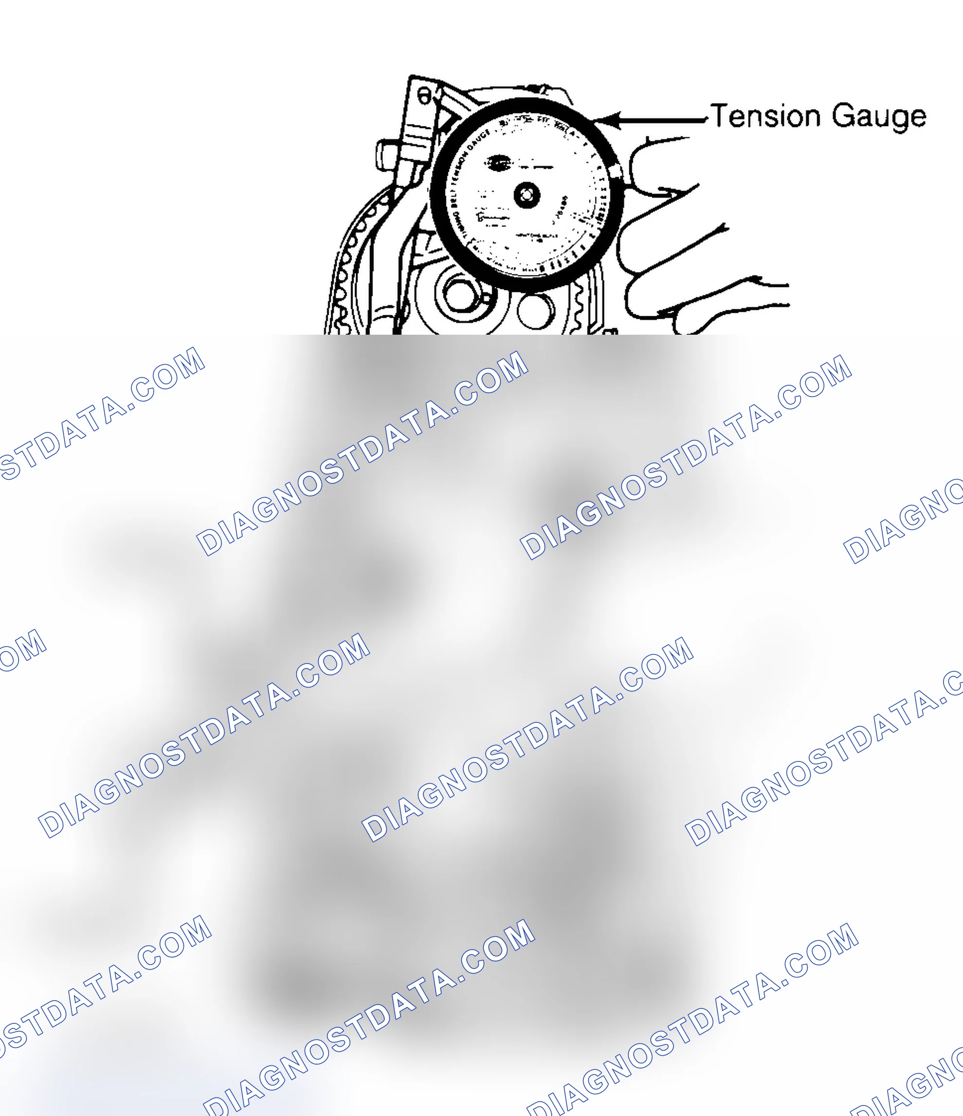 Scheme 28: Adjusting Typical Timing Belt Tension