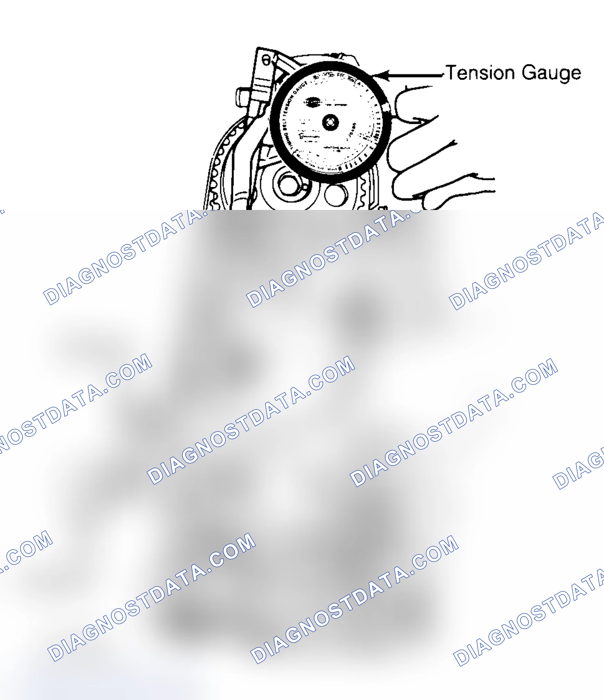 Scheme 28: Adjusting Typical Timing Belt Tension