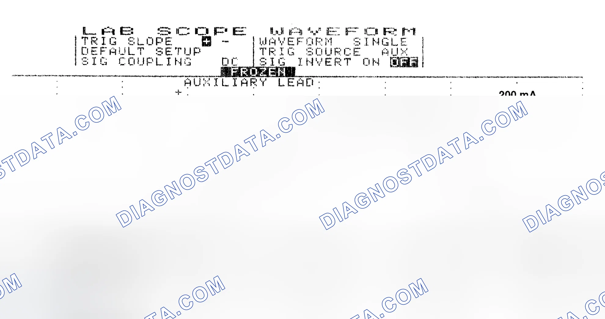Scheme 13: Single Injector w/Normal Current Flow - Current Pattern