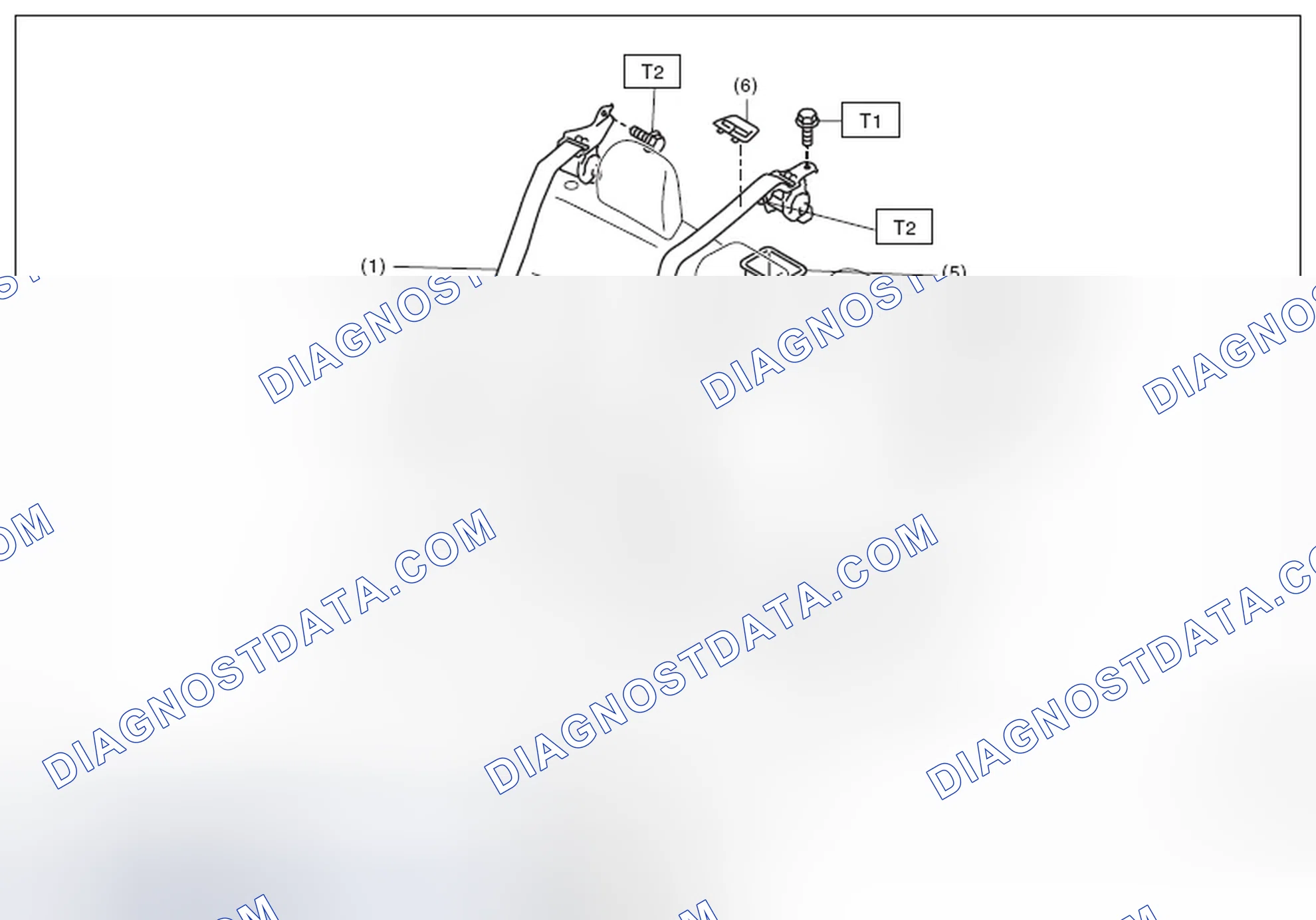Scheme 8: REAR SEAT BELT (4 DOOR MODEL)