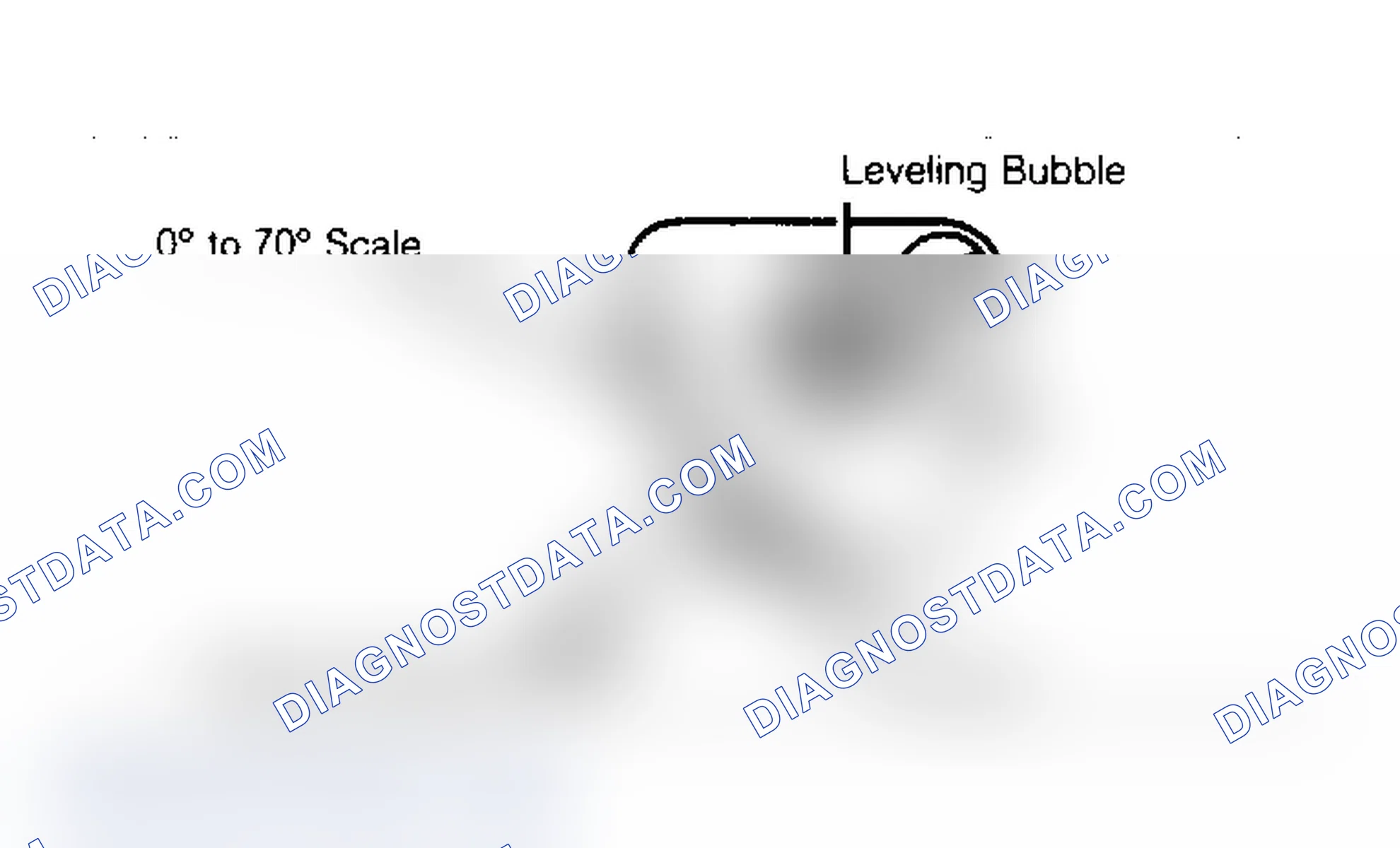 Scheme 2: Choke Valve Angle Gauge This gauge must be used to perform some adjustments.