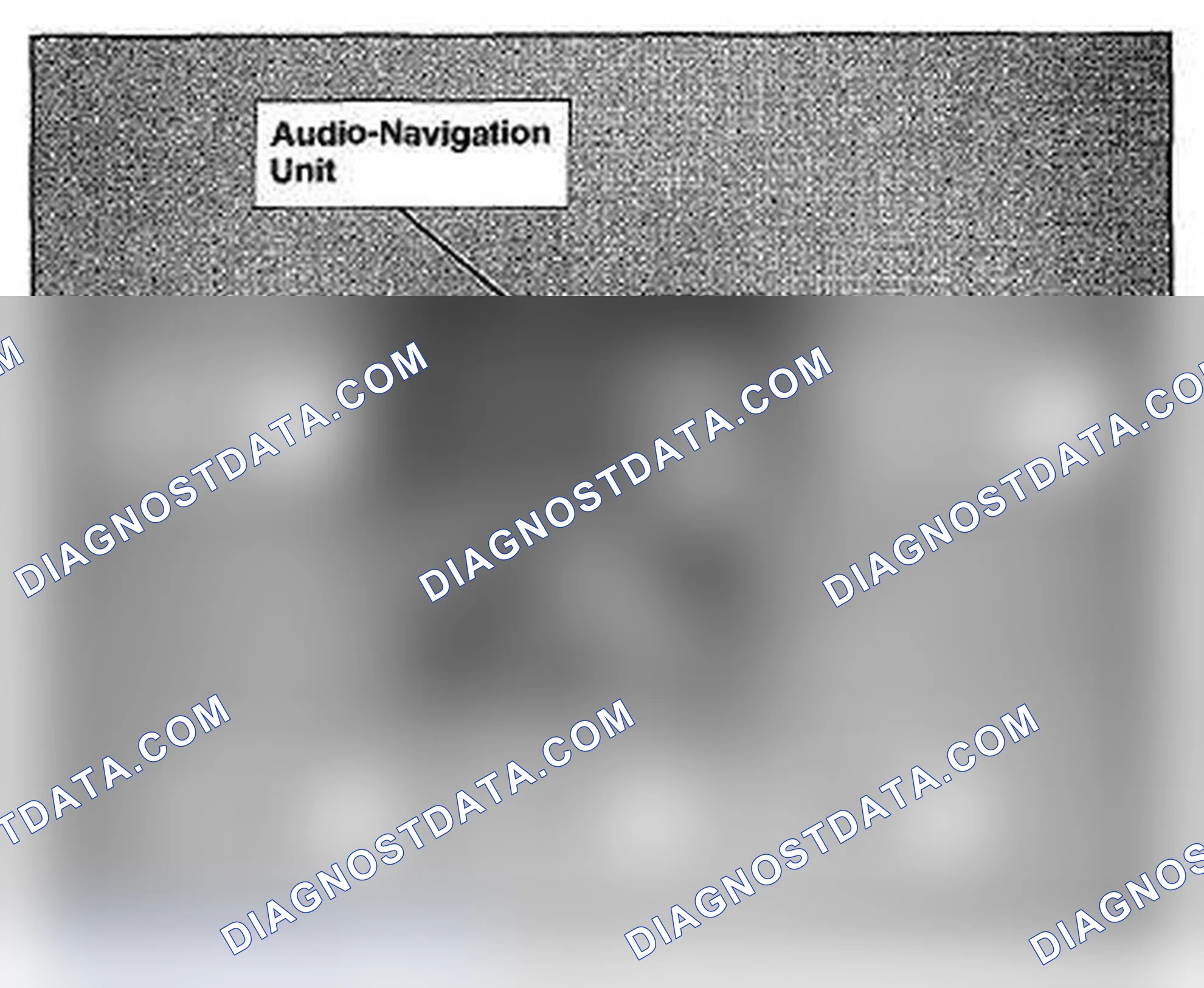 Scheme 457: Behind Audio-Navigation Unit (Navigation) Component Location (Photo 70)