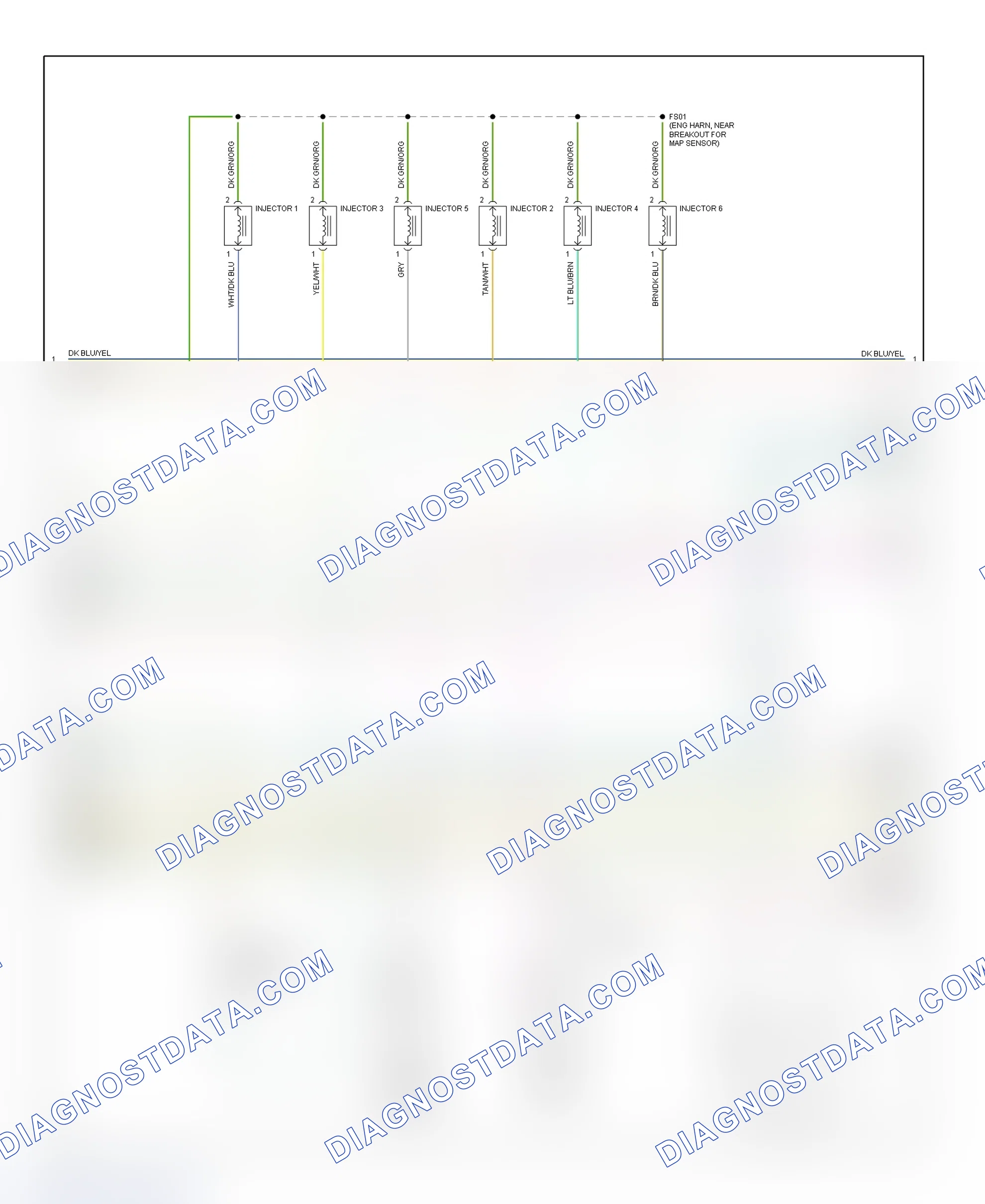 Scheme 14: PCM Wiring Diagram (Caravan & Voyager - 3.0L - 2 Of 3)