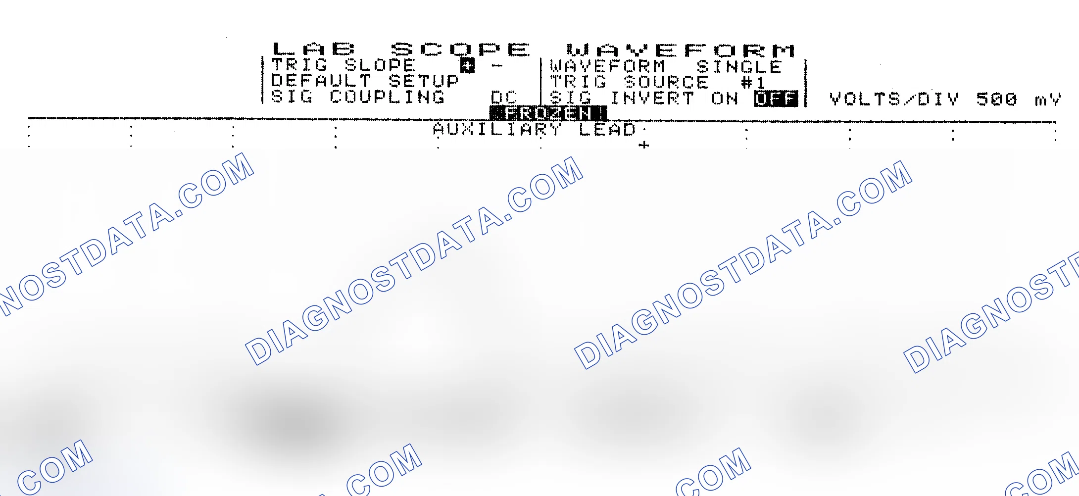 Scheme 10: Single Injector w/Excessive Current Flow - Current Pattern