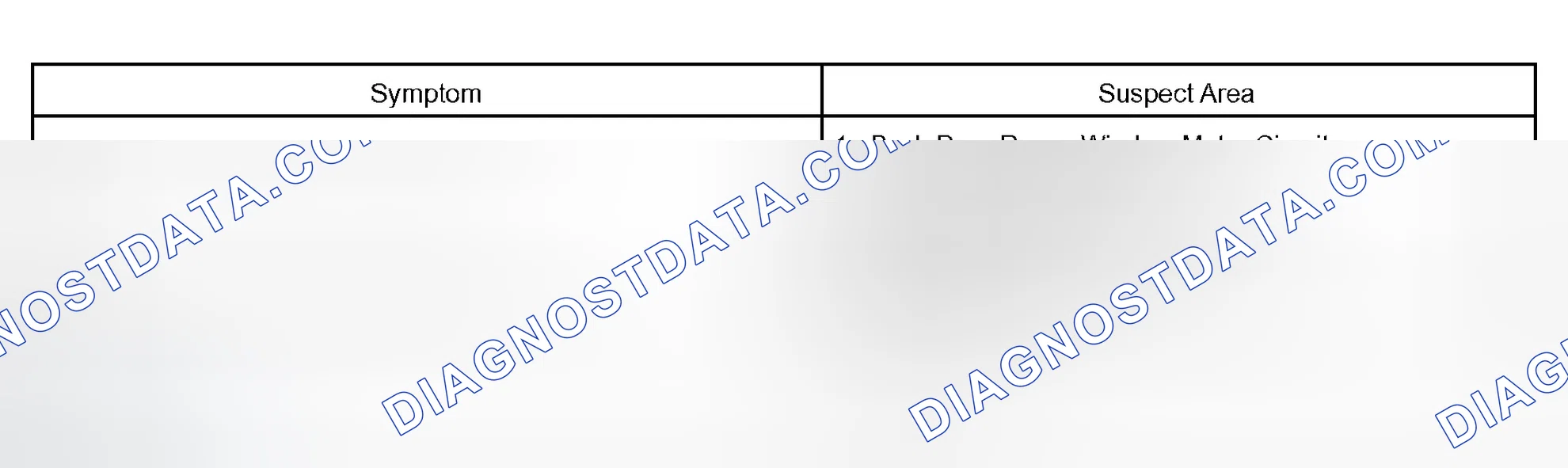 Scheme 162: BACK DOOR POWER WINDOW CONTROL SYSTEM