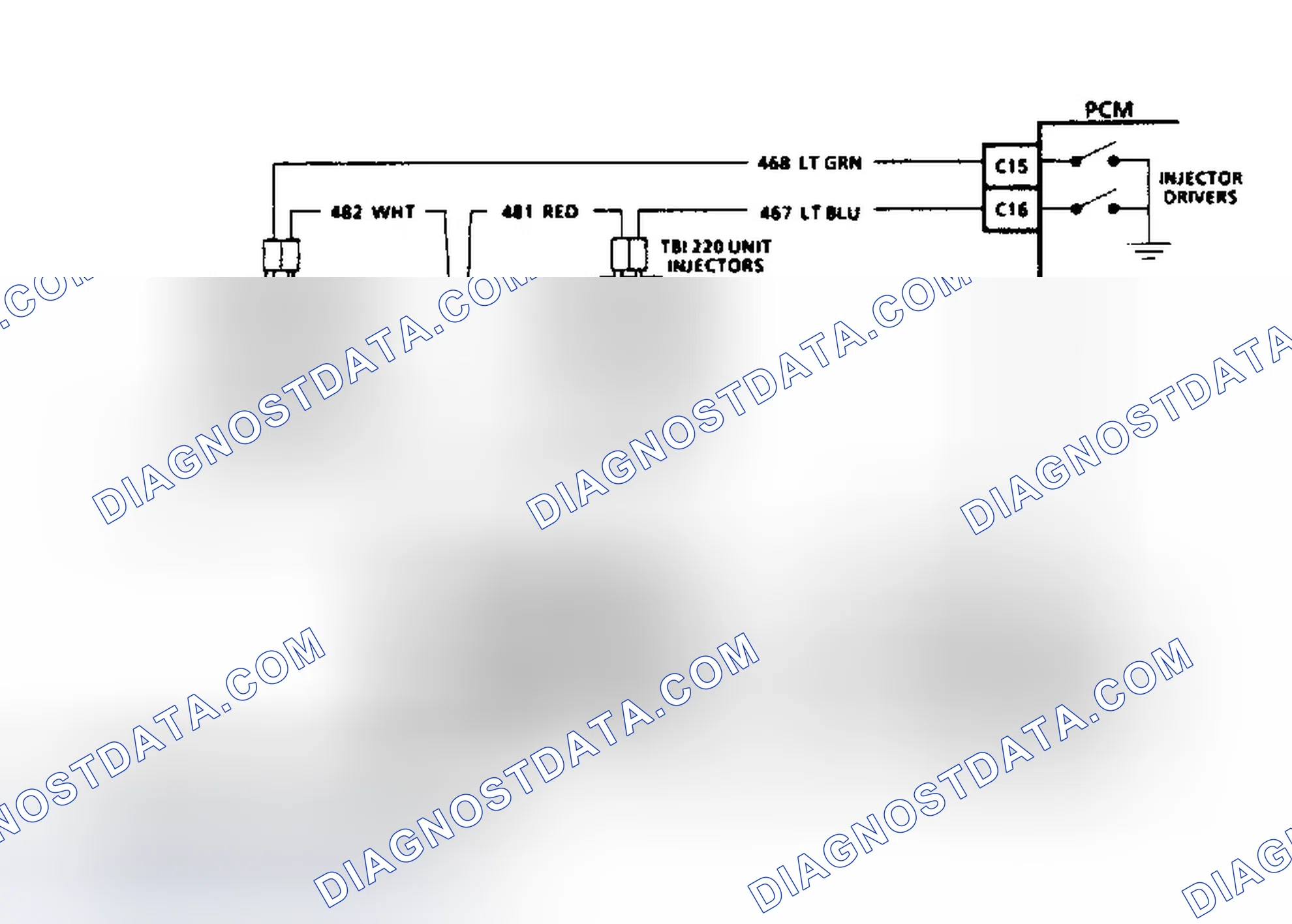 Scheme 10: HEI Ignition & Injector Circuits (2.8L, 4.3L TBI, 5.0L, 5.7L & 7.4L With 4L80-E Transmission)