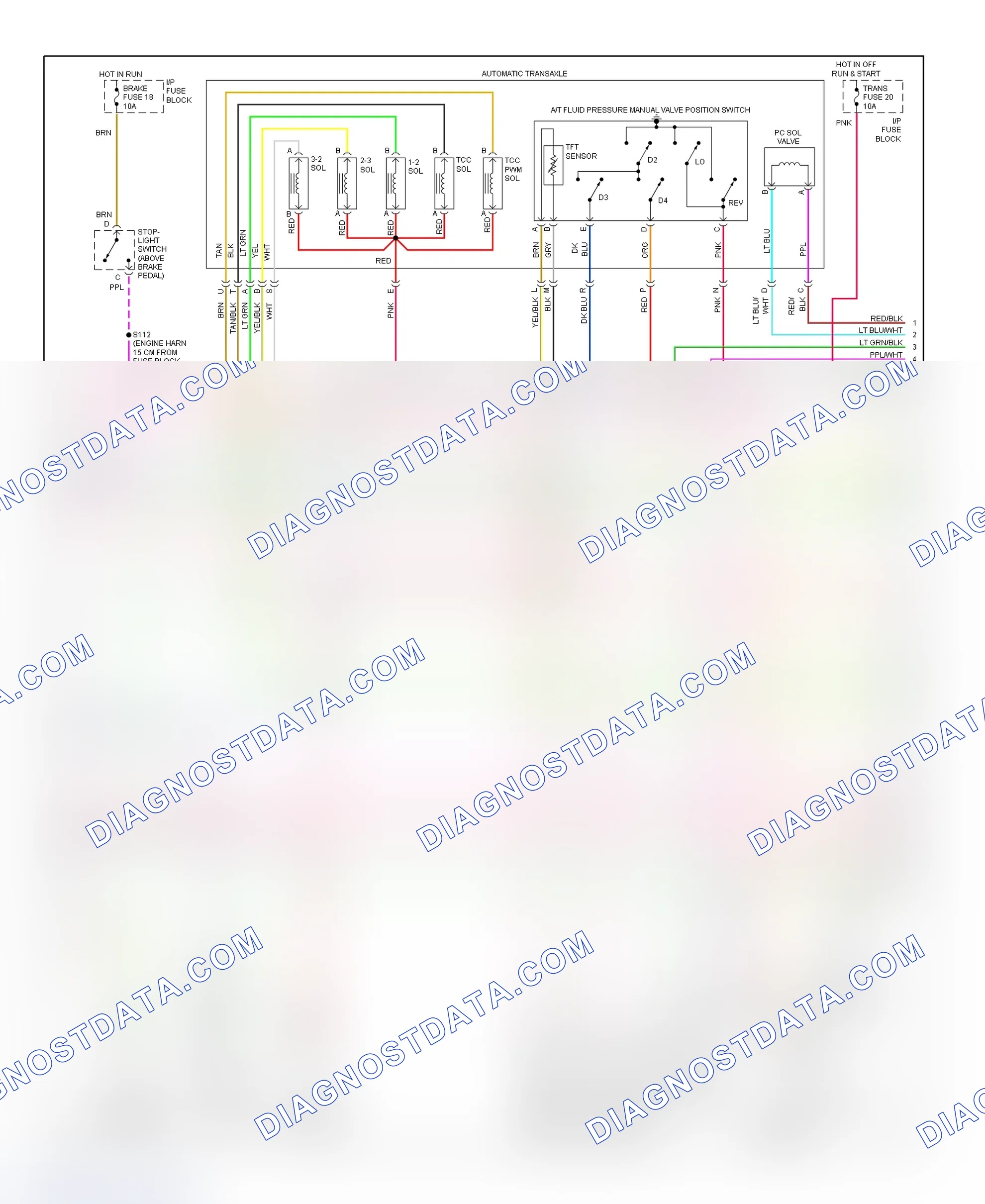 Scheme 9: PCM Wiring Diagram (Astro & Safari - 4.3L - 3 Of 4)