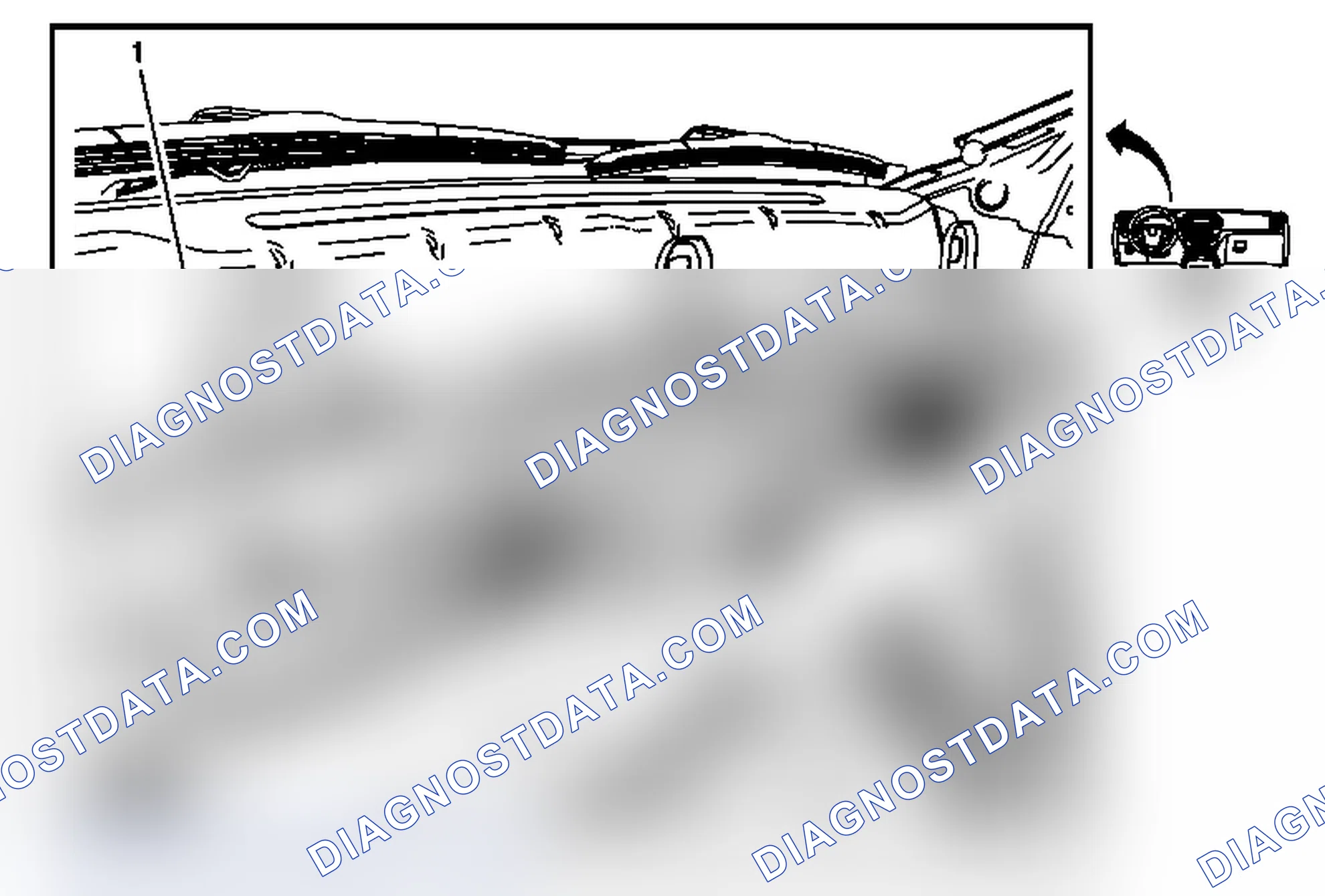 Scheme 74: Duct Air Temperature Sensor Replacement - Upper Left Side
