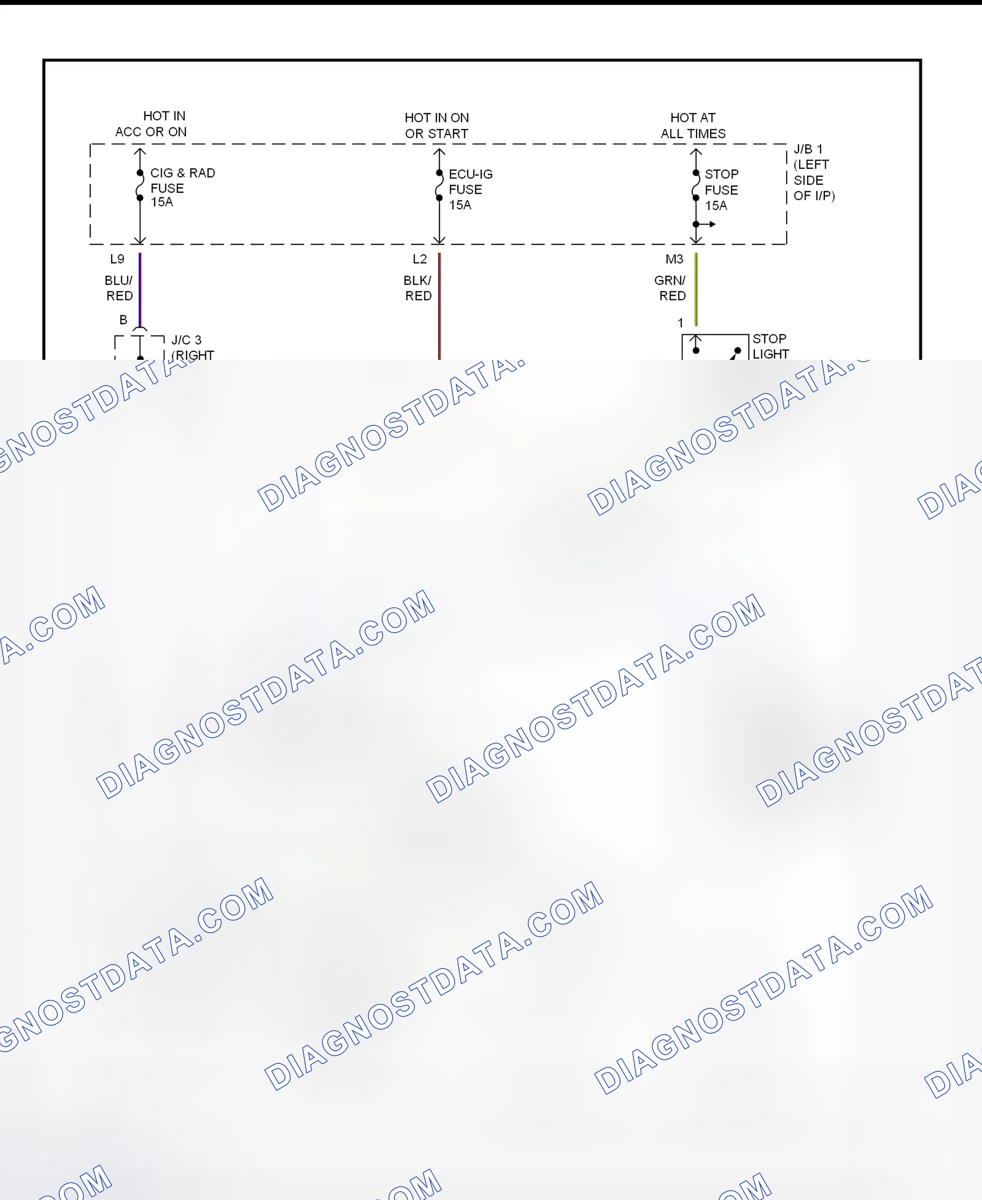 Scheme 11: Shift Interlock System Wiring Diagram (1995-96 Camry)