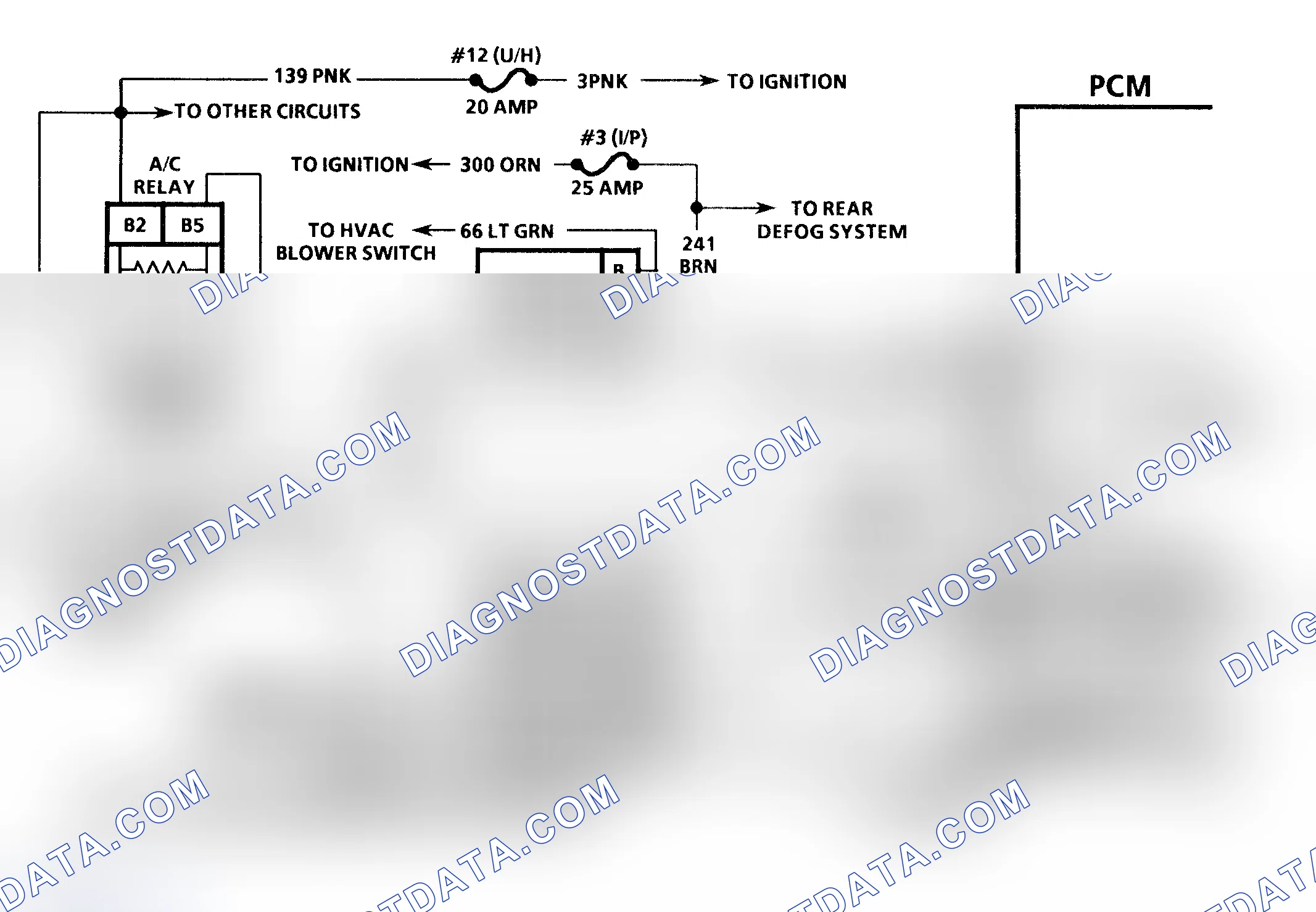 Scheme 128: Code 61 Schematic (5.7L) A/C System Performance