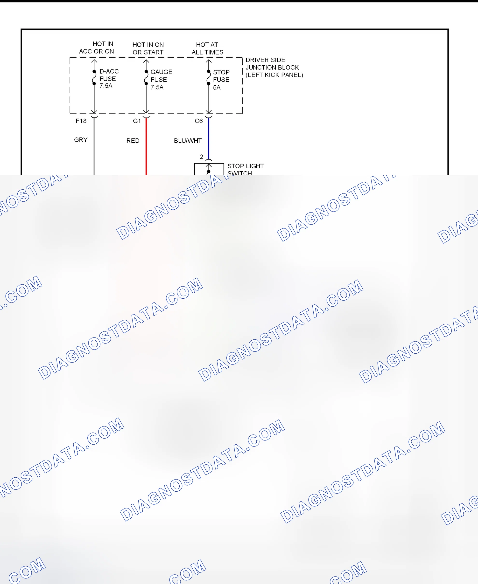 Scheme 199: Shift Interlock System Wiring Diagram (2001 - Lexus LS430)