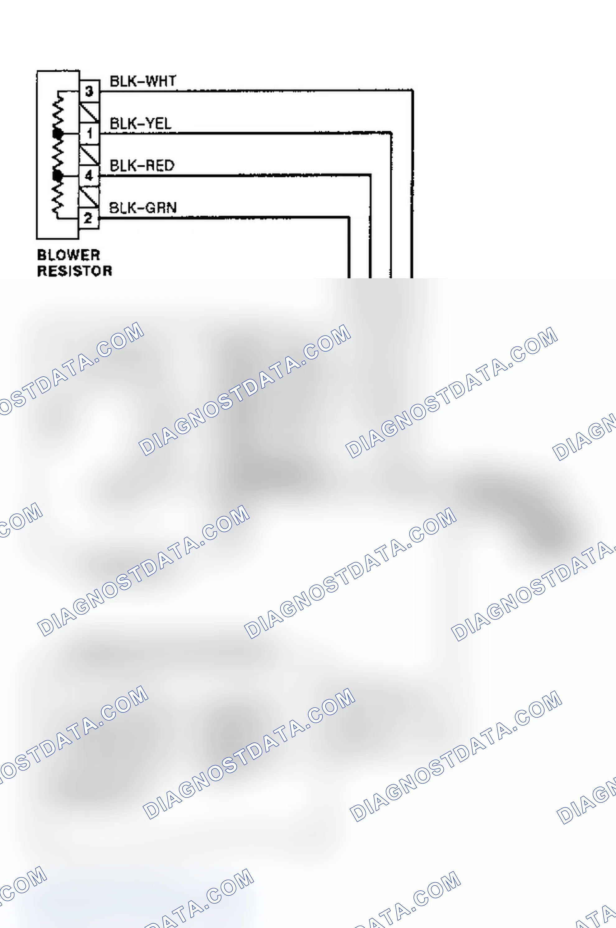 Fig. 7: Heater System Wiring Diagram (1991 Models)