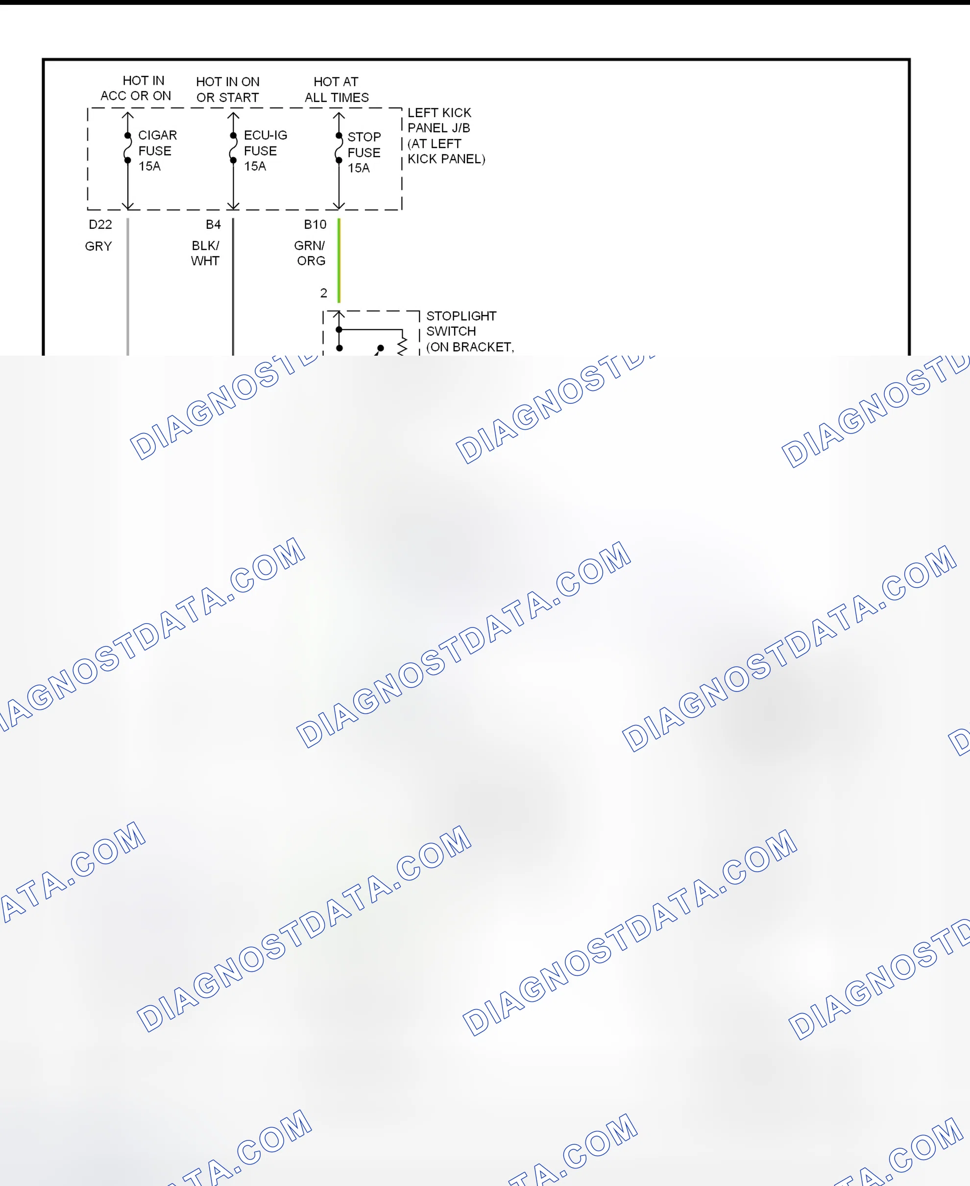Scheme 314: Shift Interlock System Wiring Diagram (2002 - Lexus LX470)