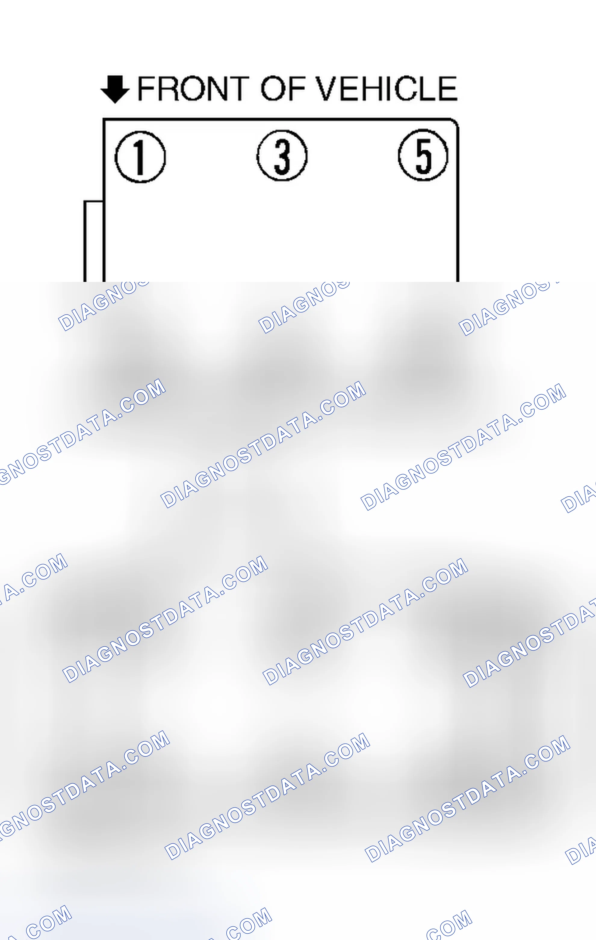 Scheme 7: Firing Order & Coil Pack (626 2.5L)