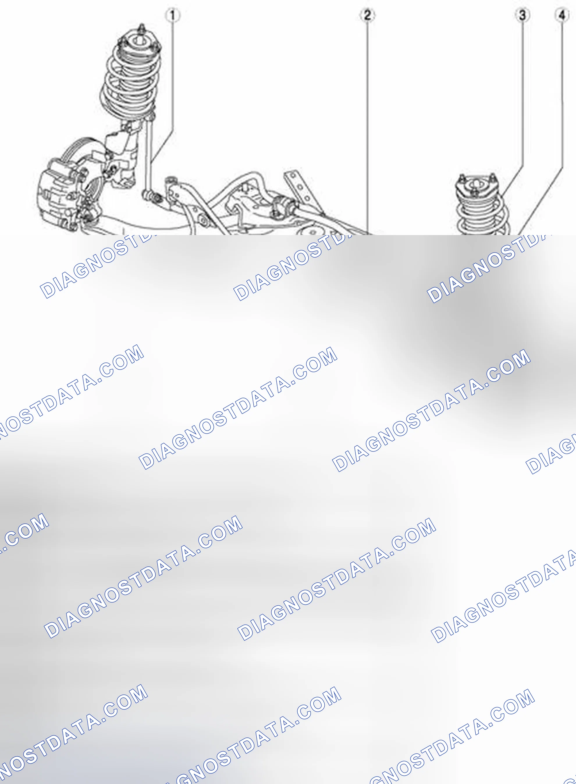 Scheme 1: Identifying Front Suspension Component Location