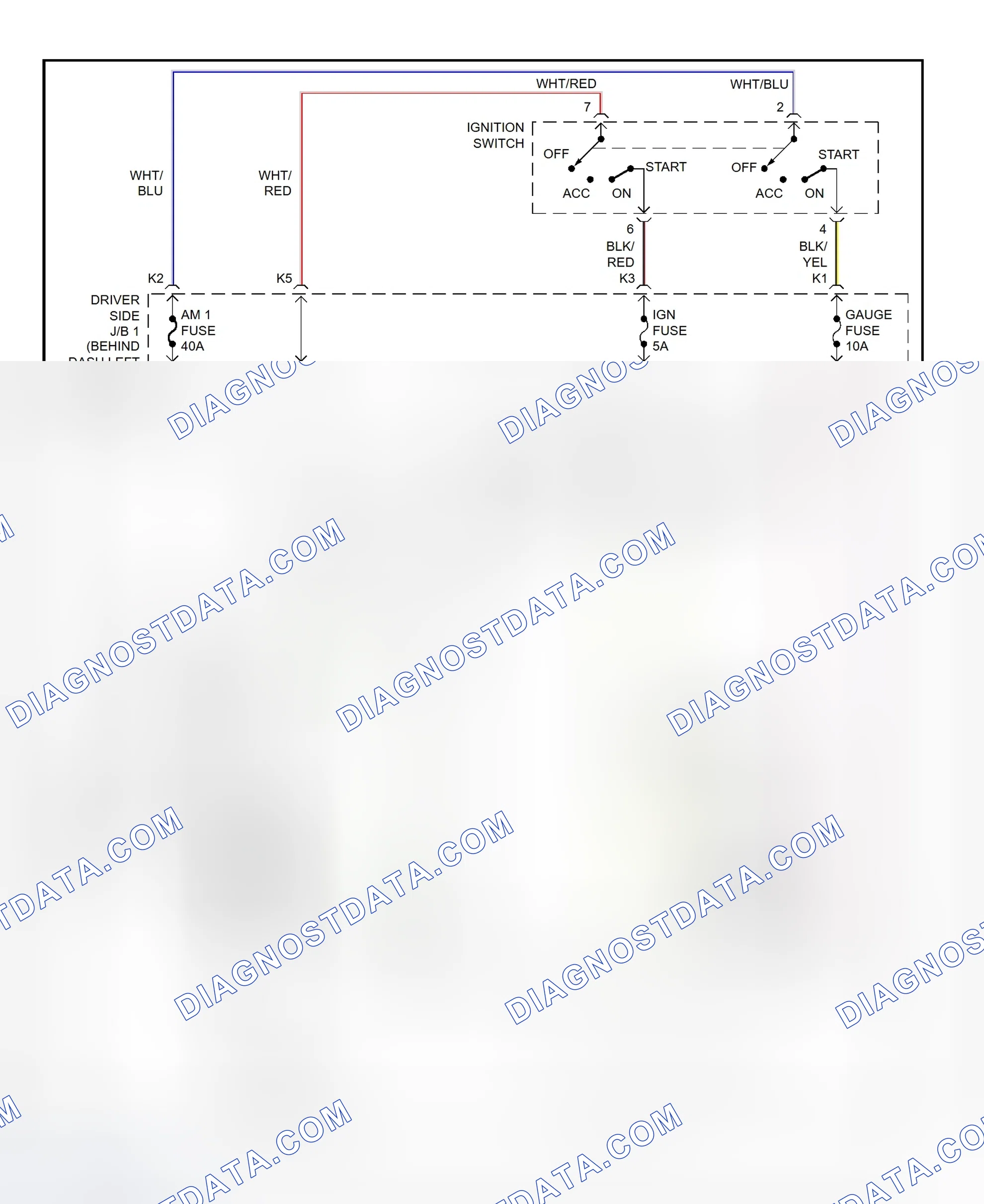 Scheme 8: Charging System Wiring Diagram (Sienna)