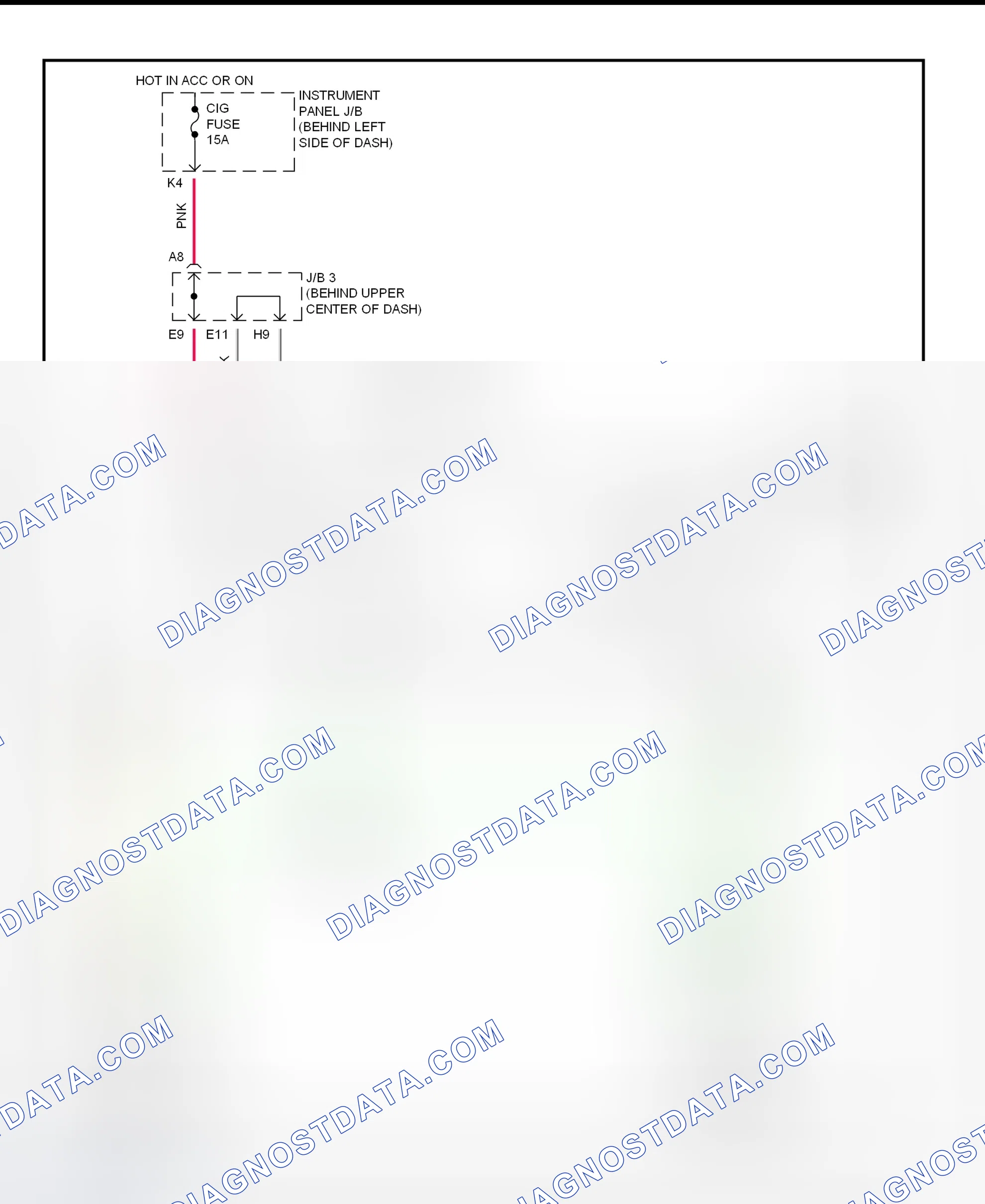 Scheme 8: Power Mirror System Wiring Diagram (RX300)