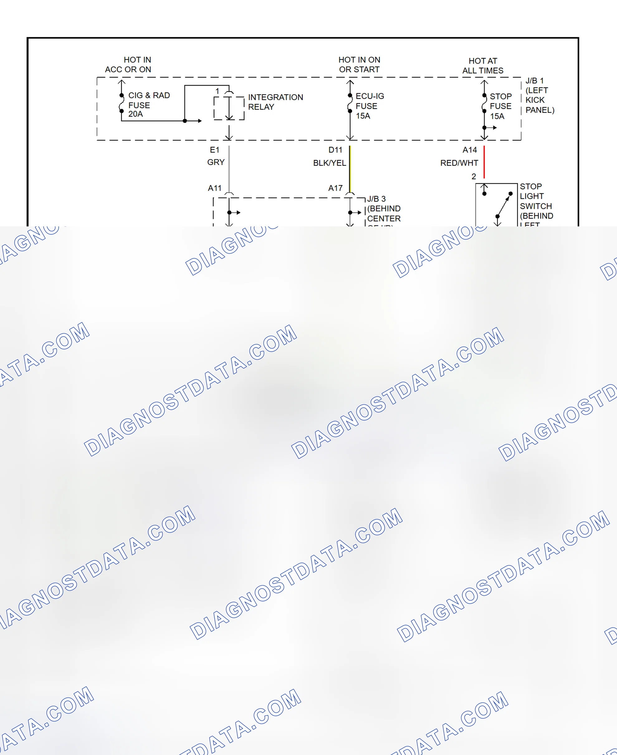 Scheme 13: Shift Interlock System Wiring Diagram (1995-96 Corolla)