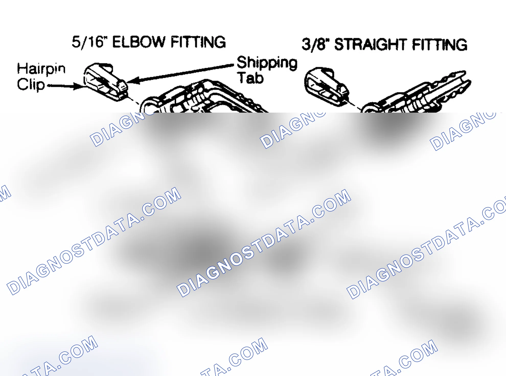 Scheme 18: Exploded View of "Push-Connect" Fittings