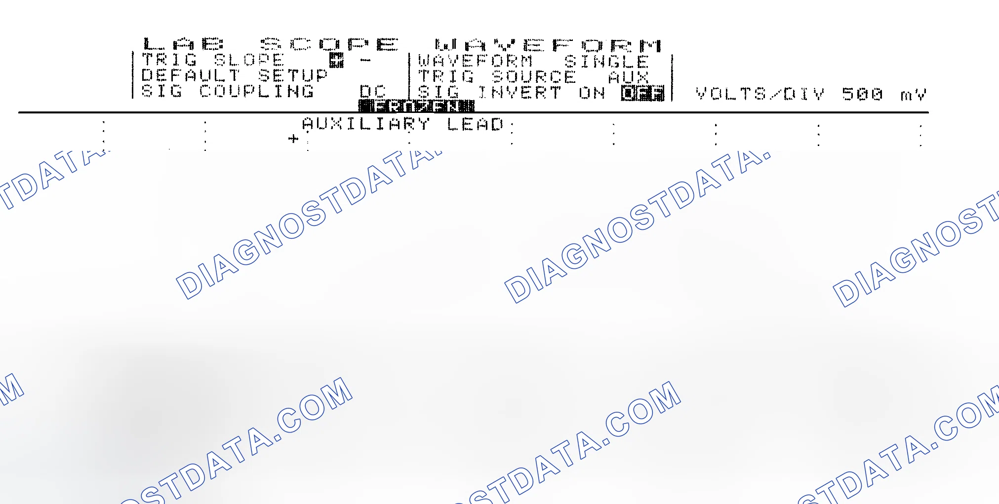 Scheme 14: Single Injector w/Excessive Current Flow - Current Pattern