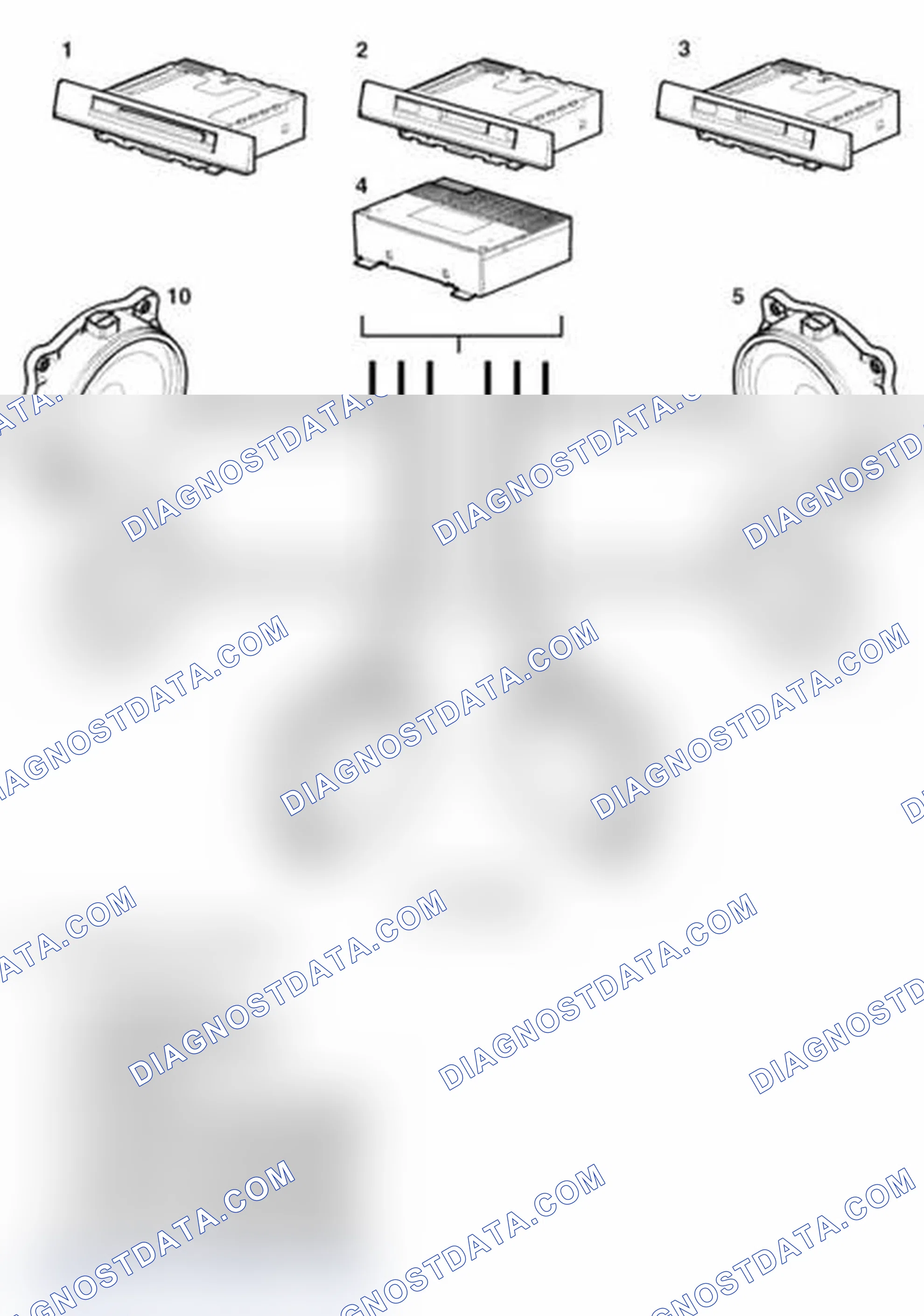 Scheme 7: Base Speaker Control Diagram - Up to 2005 MY