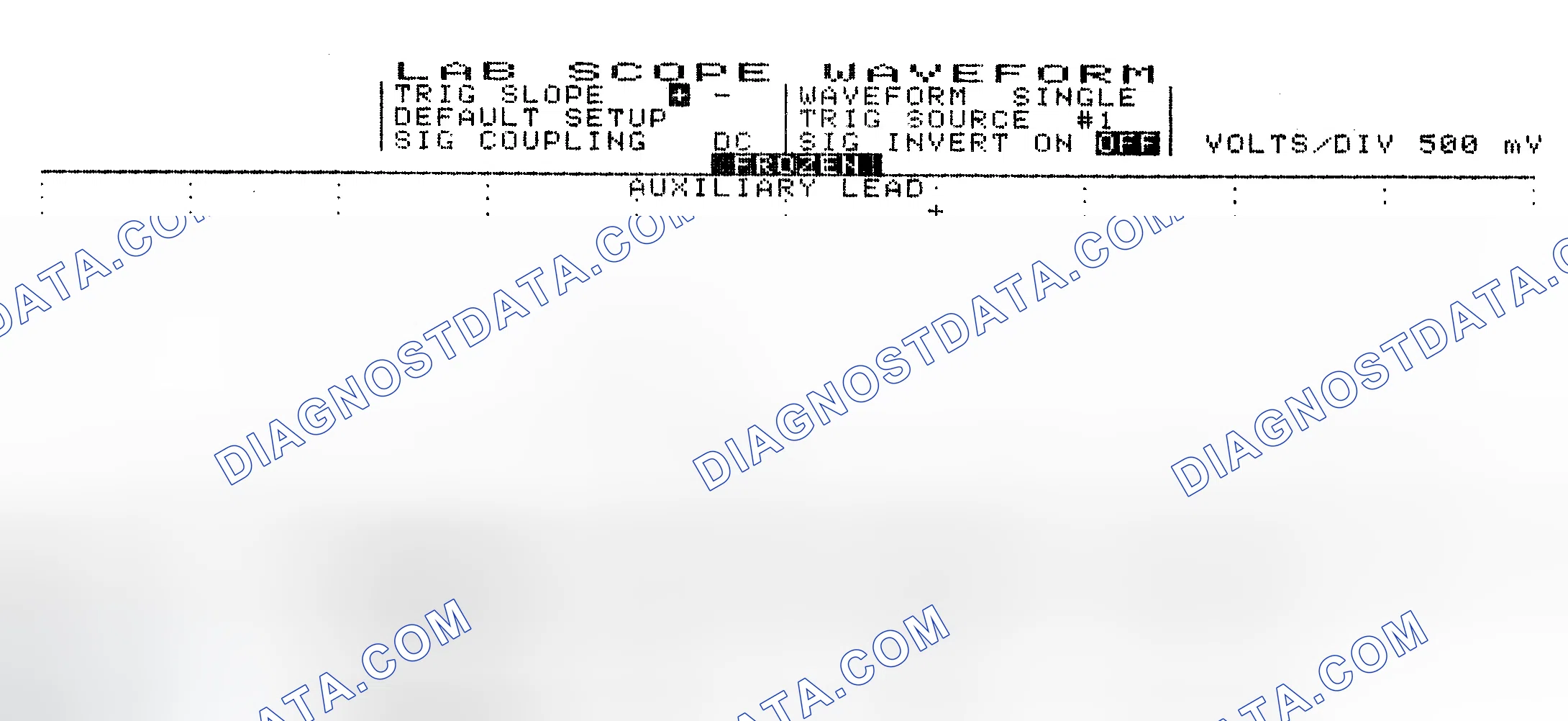 Scheme 10: Single Injector w/Excessive Current Flow - Current Pattern