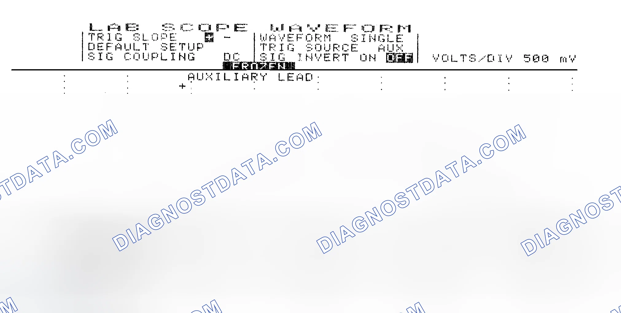 Scheme 14: Single Injector w/Excessive Current Flow - Current Pattern