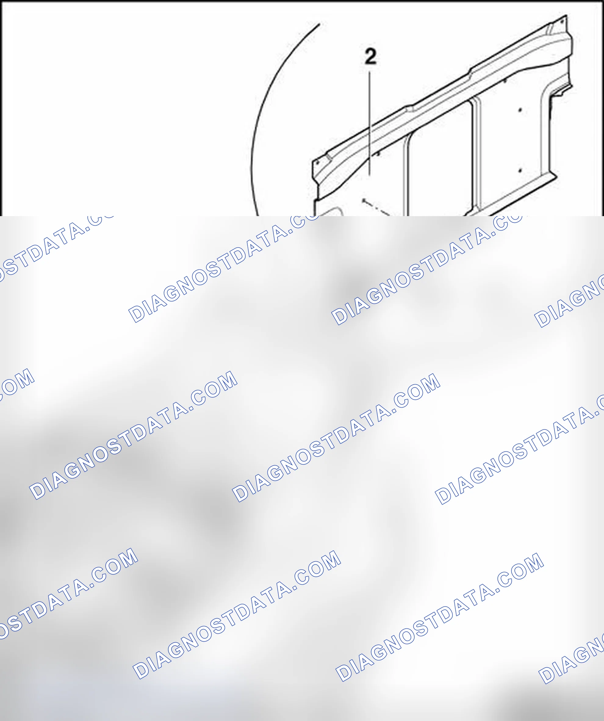 Scheme 75: Rollover protection, assembly overview