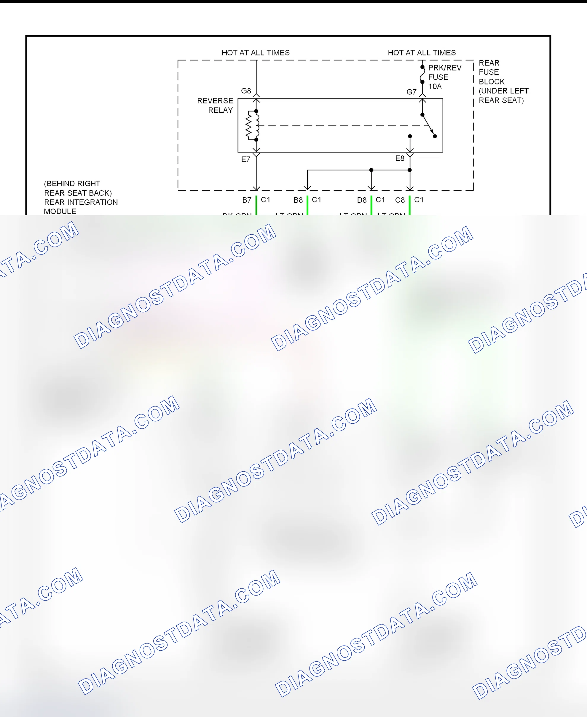 Scheme 54: Back-Up Lights Wiring Diagram (DeVille)