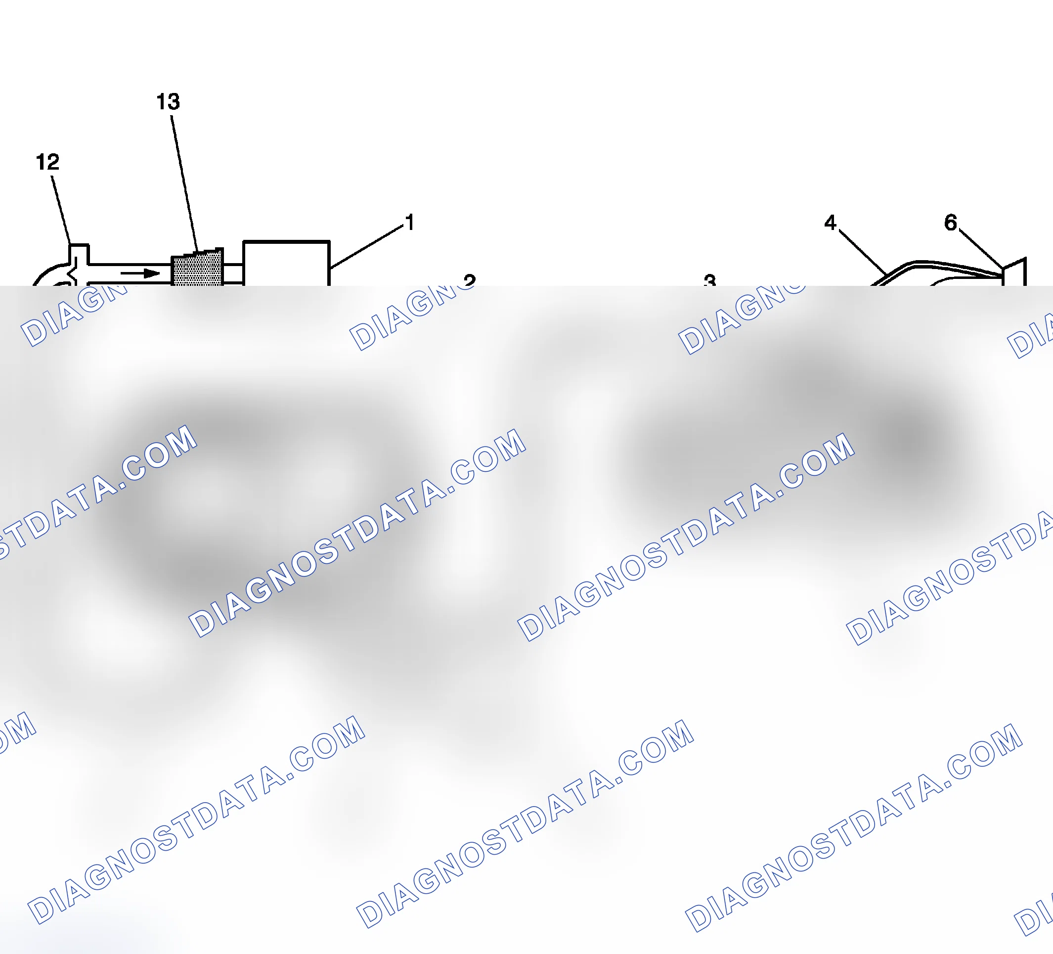 Scheme 152: Typical Evaporative Emission (EVAP) System Hose Routing Diagram