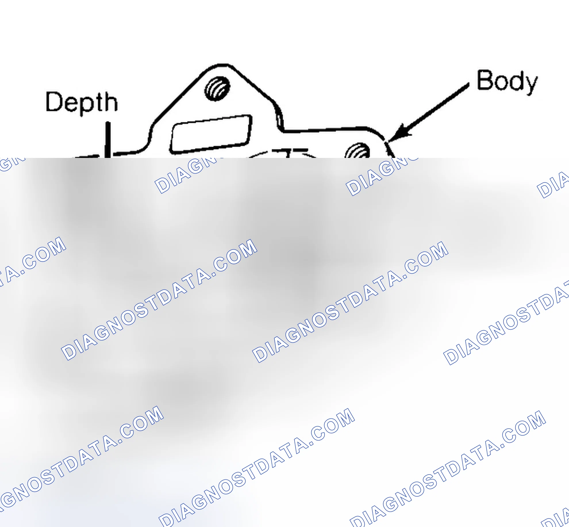 Scheme 35: Measuring Oil Pump Gear Cavity