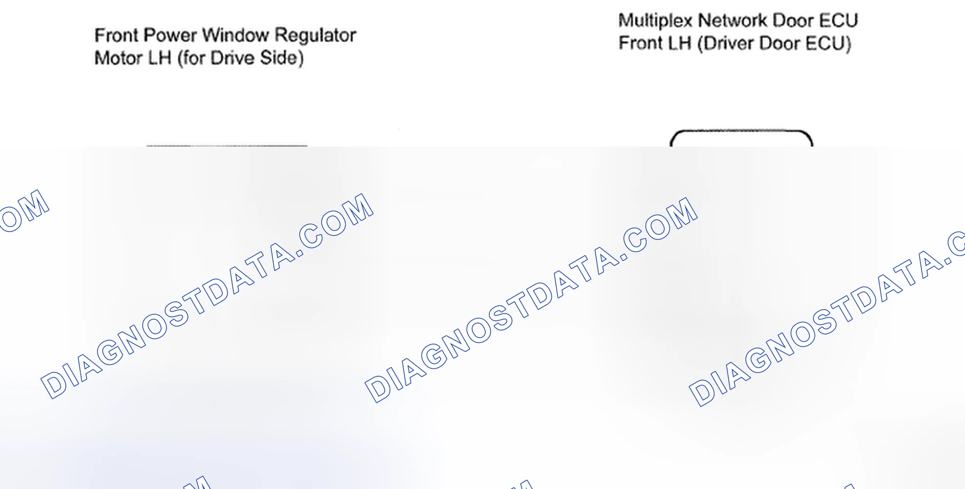 Scheme 9: Jam Protection Limit Switch Circuit On Driver Door - Wiring Diagram