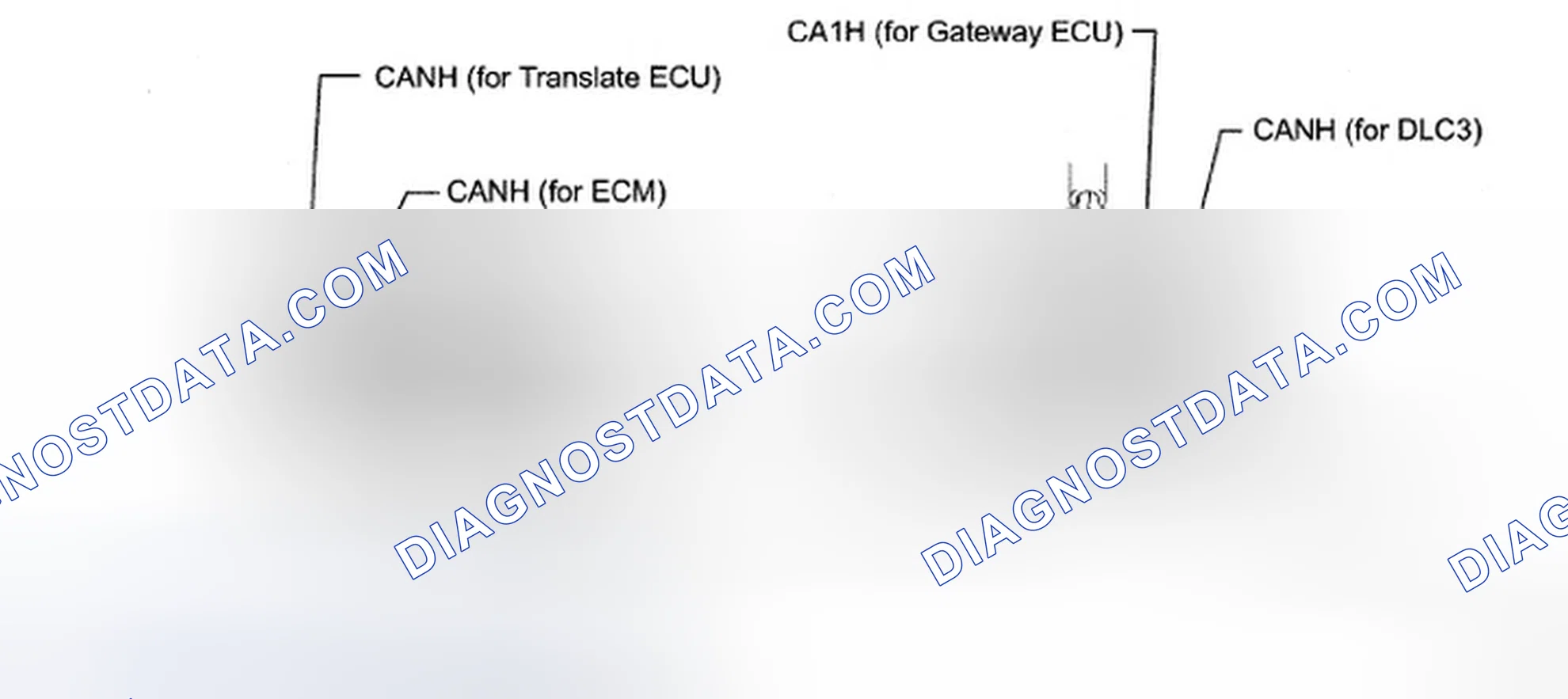 Scheme 68: TERMINALS OF ECU