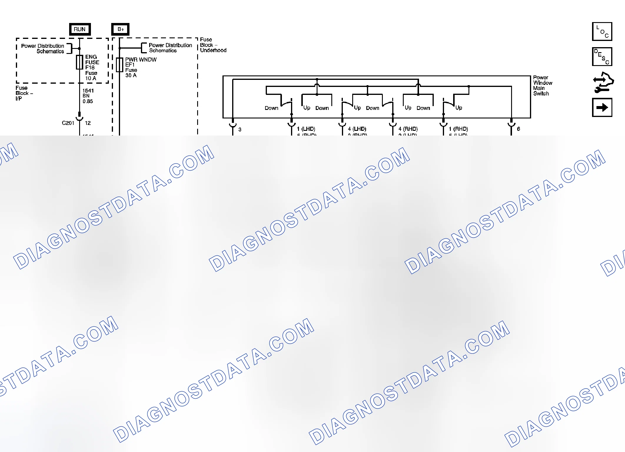 Scheme 4: Moveable Window Schematics (Hatchback)