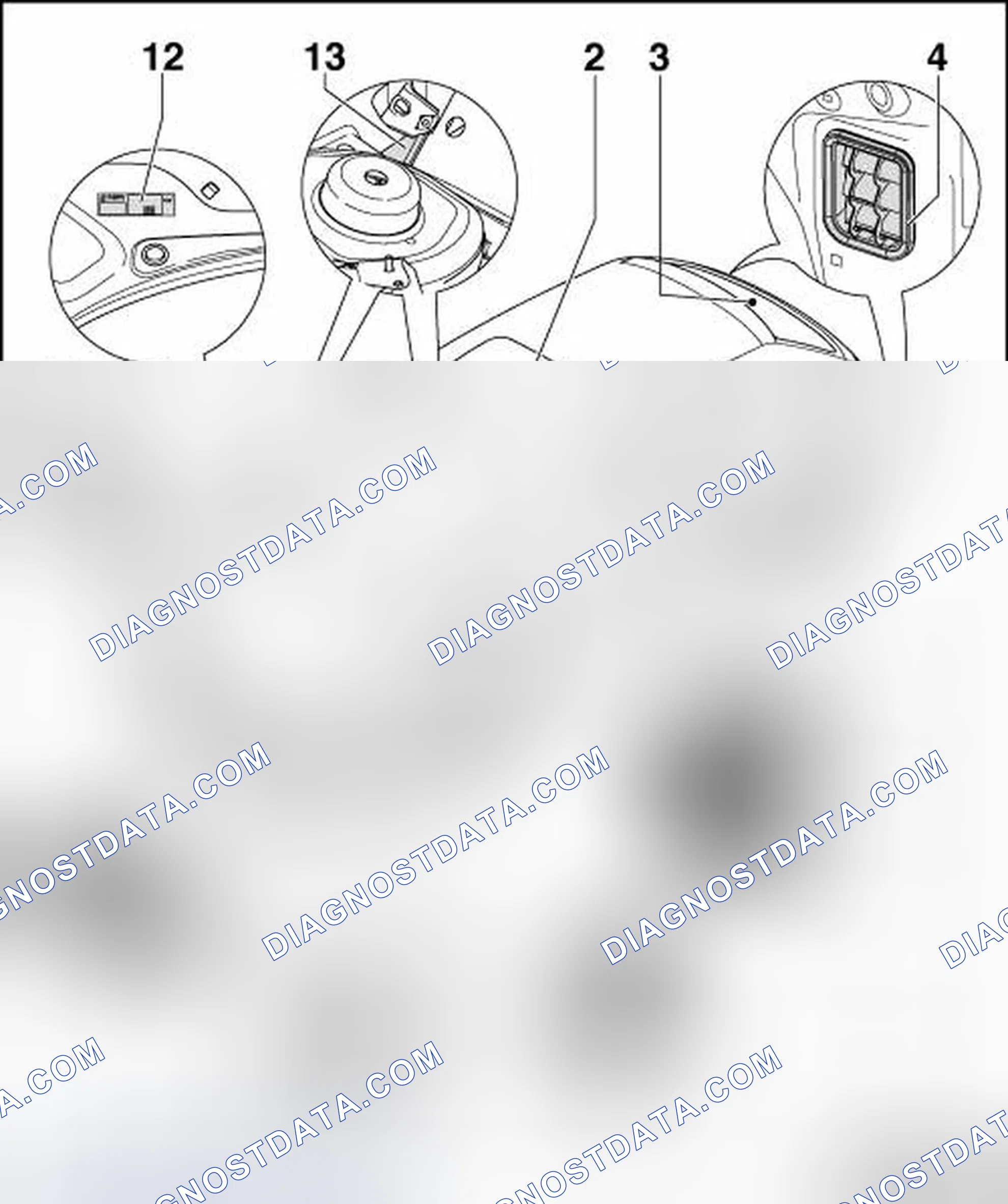 Scheme 17: COMPONENTS OUTSIDE PASSENGER COMPARTMENT, GROUP 1