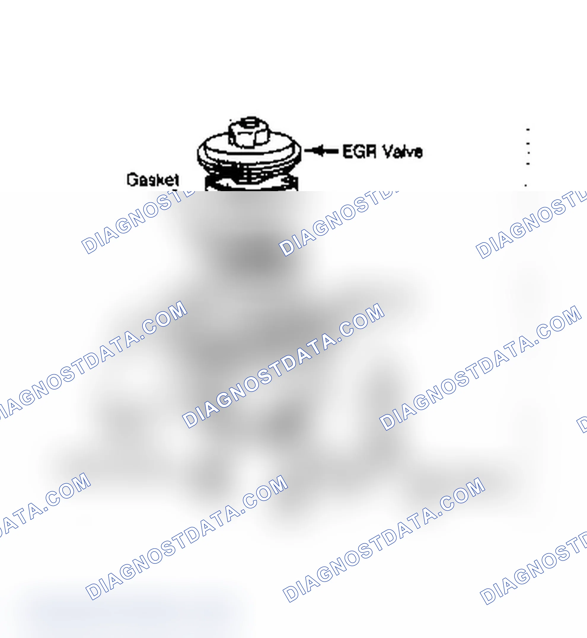 Scheme 72: EGR Valve Mounting Location (V6 & V8 Diesel Engine)