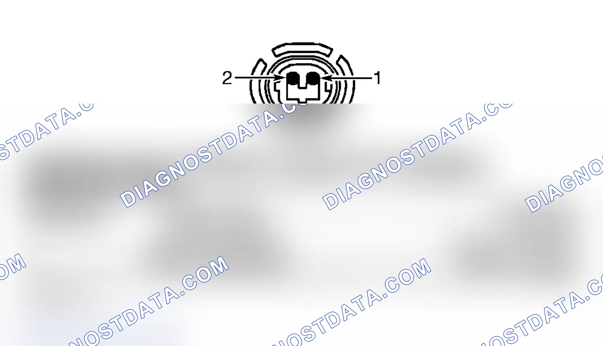 Scheme 21: WATER-IN-FUEL SENSOR CONNECTOR END VIEW