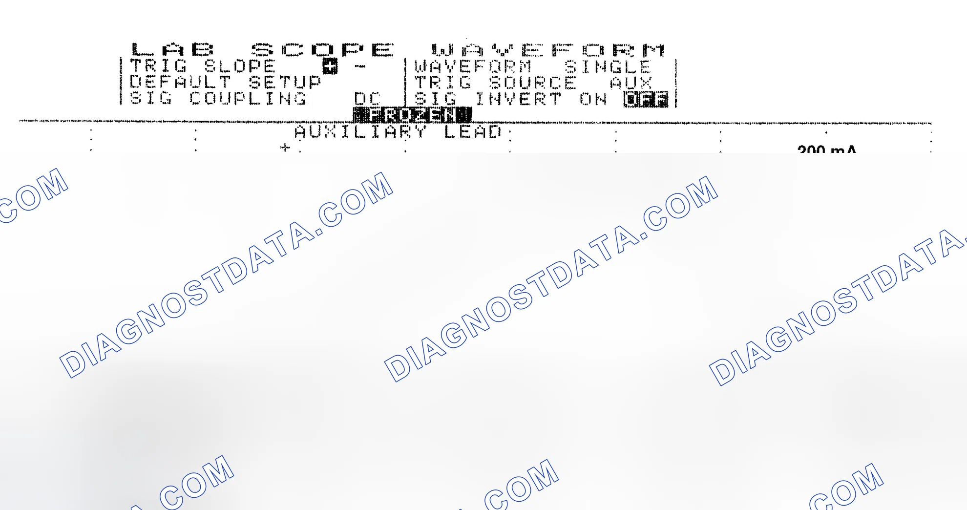 Scheme 13: Single Injector w/Normal Current Flow - Current Pattern