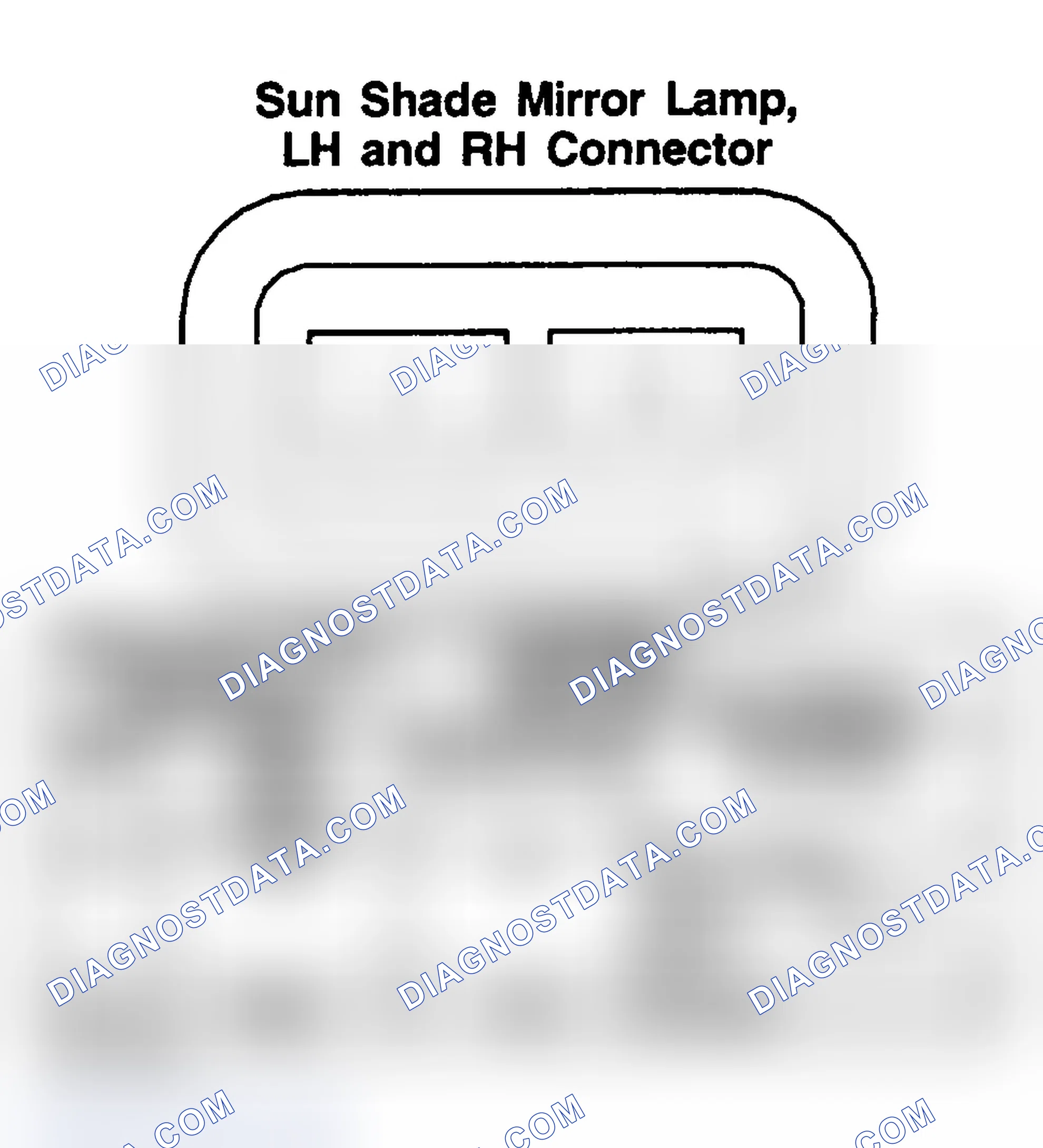 Scheme 247: SUN SHADE MIRROR LAMP (LH & RH)